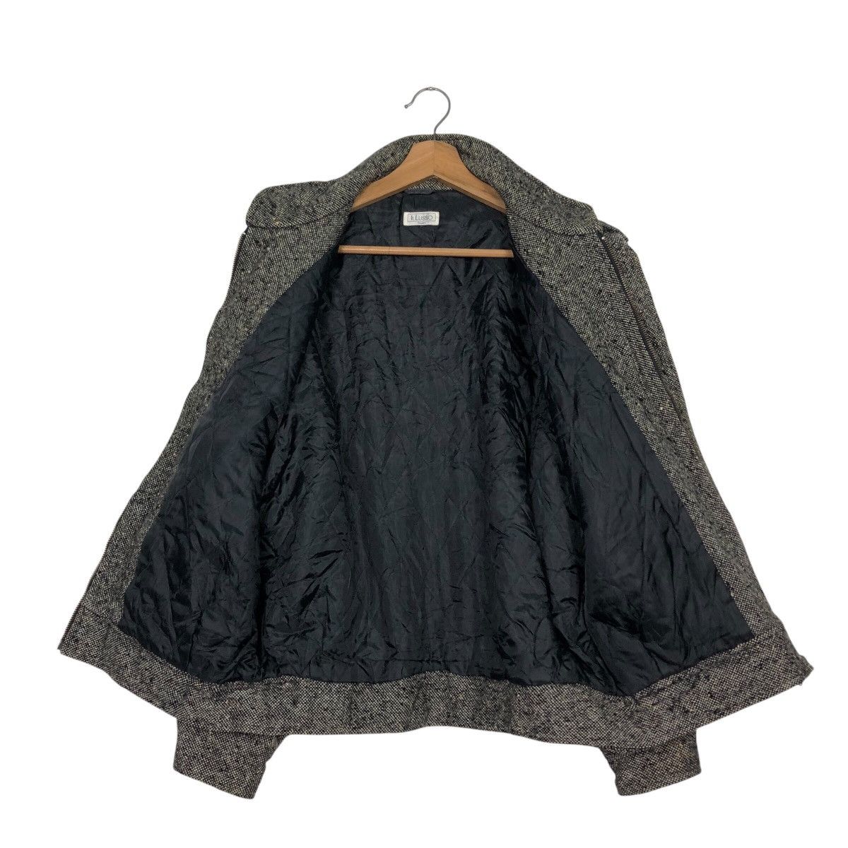 Japanese Brand 📌Vintage Wool Herringbone Bomber Jacket Issey Miyake Size US M / EU 48-50 / 2 - 14 Thumbnail