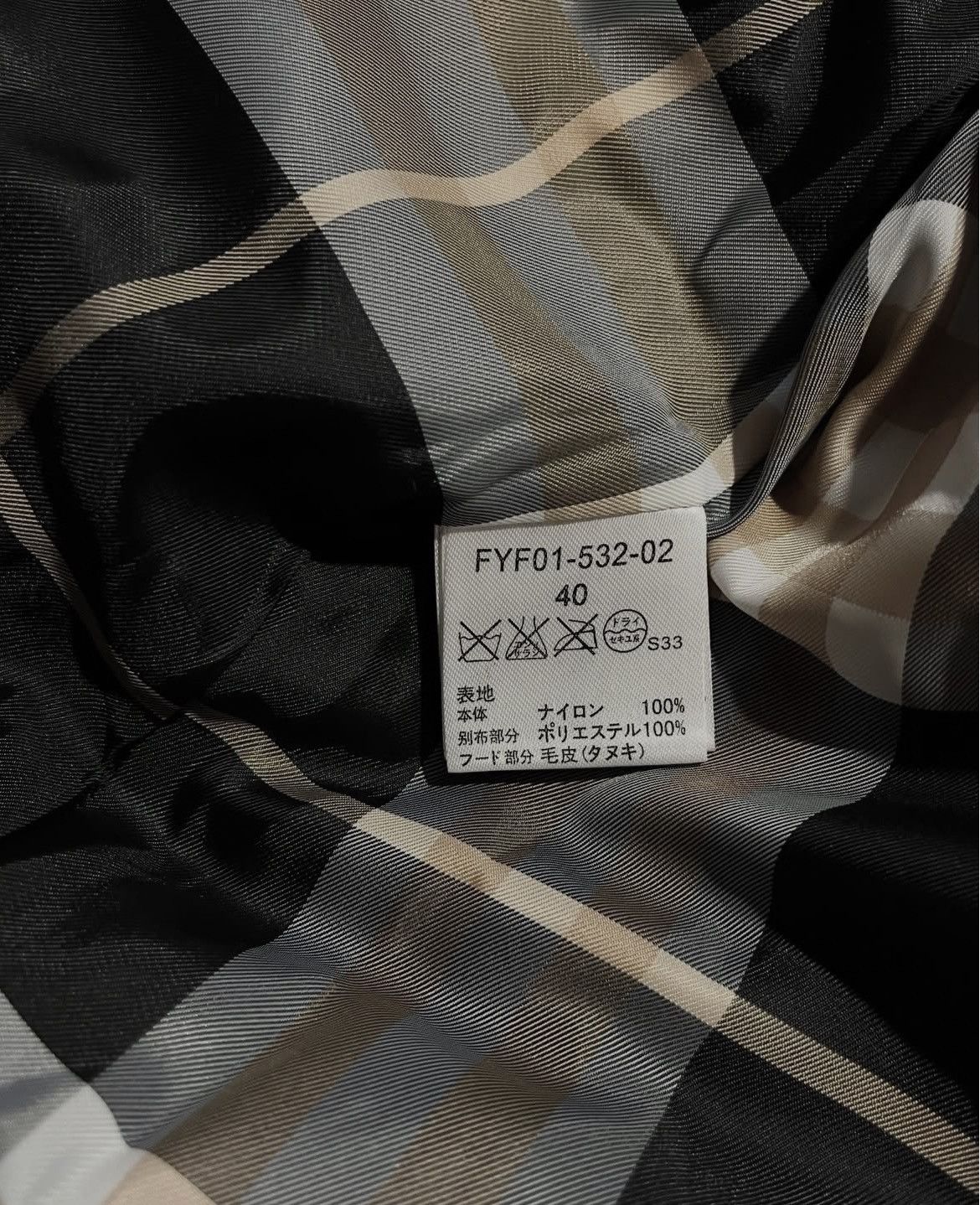 Burberry BURBERRY BLUE LABEL 2000 REAL FUR NOVA CHECK PURPLE PUFFER Size M / US 6-8 / IT 42-44 - 9 Thumbnail