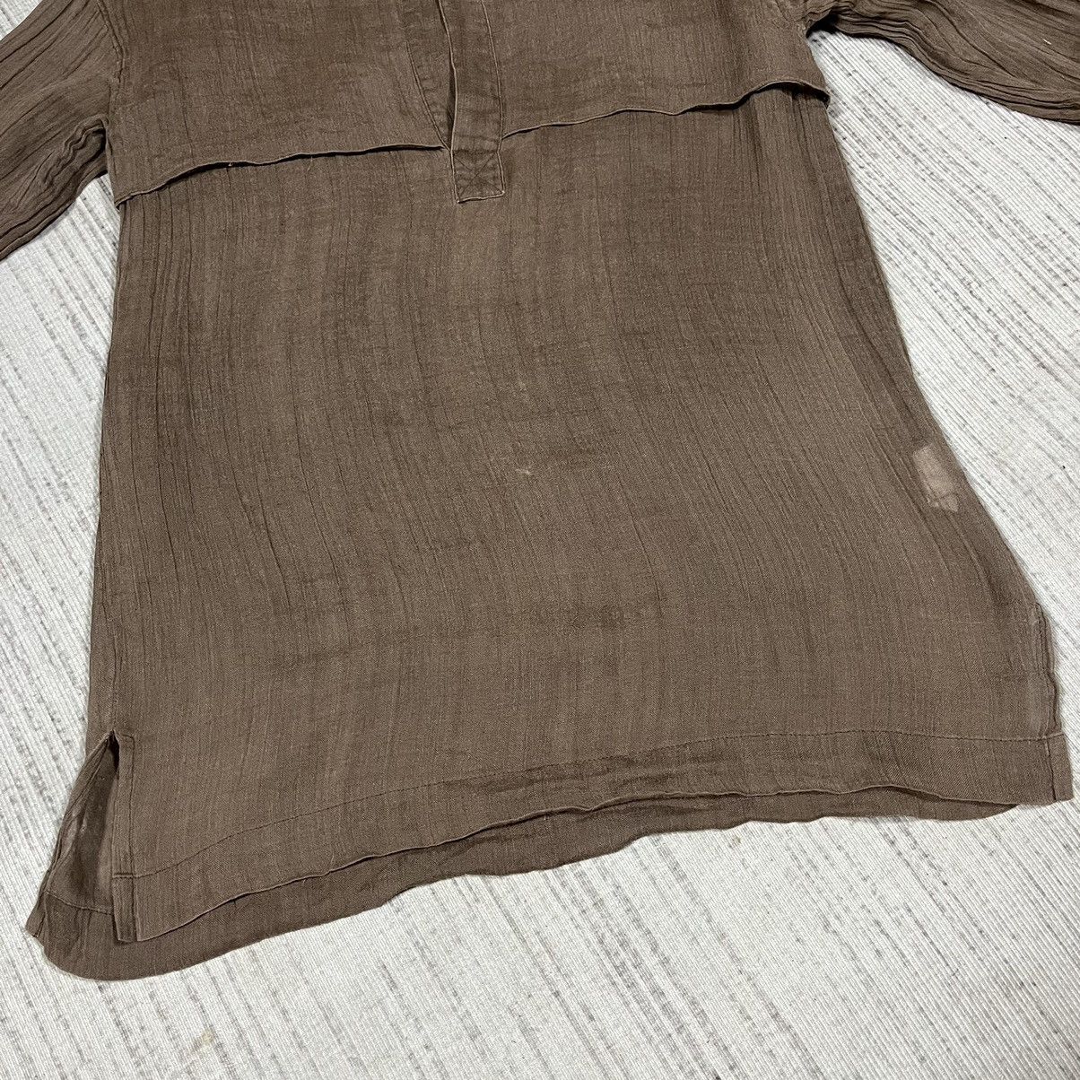 Issey Miyake Vintage 70s ISSEY MIYAKE PLEATS Shirt button Size US S / EU 44-46 / 1 - 6 Thumbnail