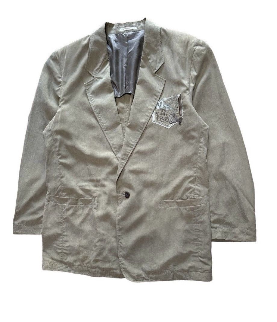 Lancel × Vintage Vtg Lancel Single Button Blazer Size US M / EU 48-50 / 2 - 5 Thumbnail