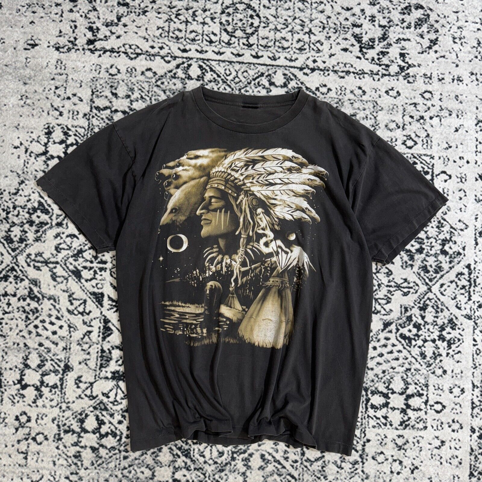 Vintage Vintage Unisex Gray Cotton T-Shirt Size XL Y2k 90s Archive Size US XL / EU 56 / 4 - 1 Thumbnail