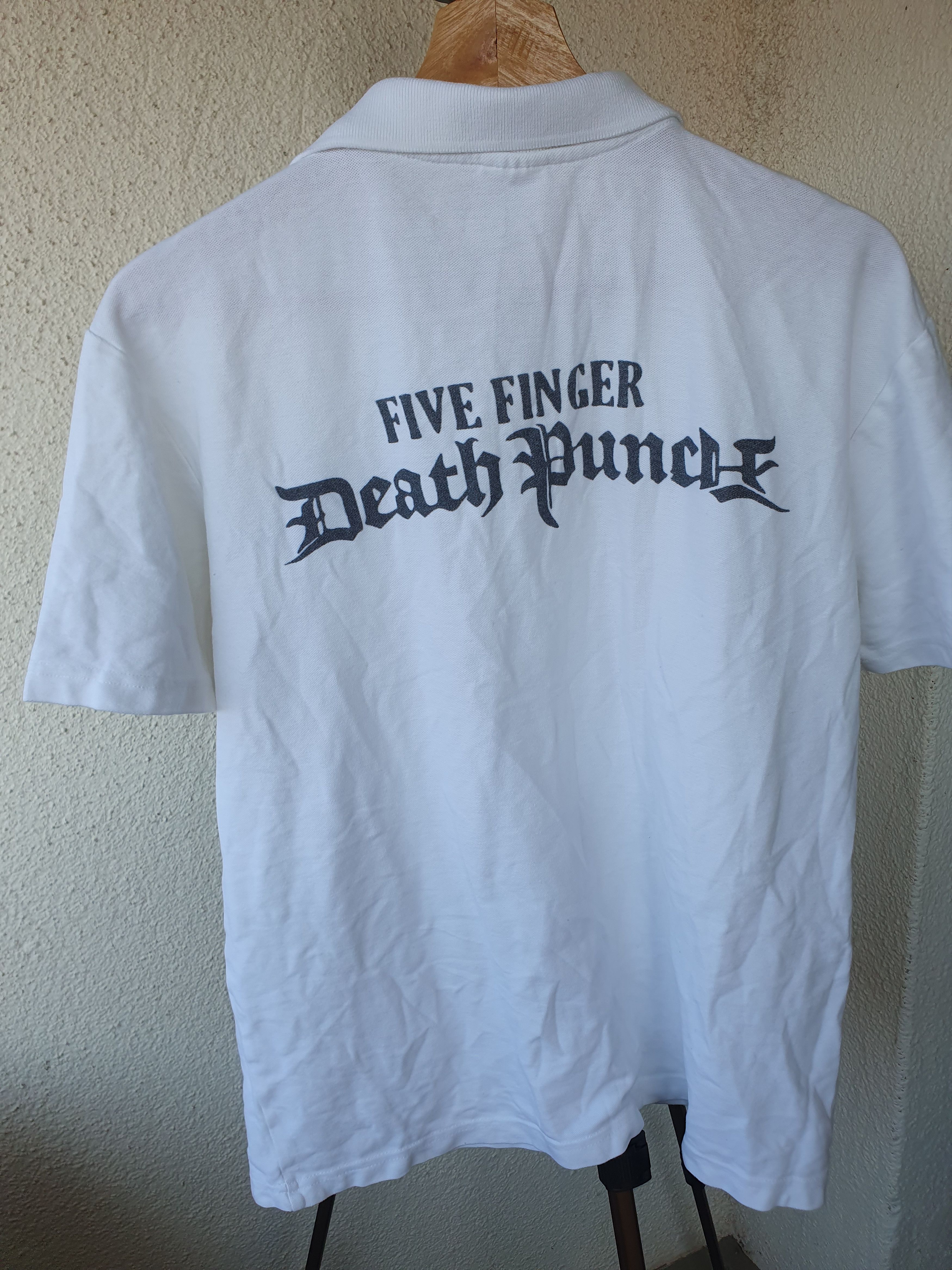 Band Tees Five Finger Death Punch Polo Unisex t-shirt Men-M/Wmn-XL Size US M / EU 48-50 / 2 - 10 Thumbnail