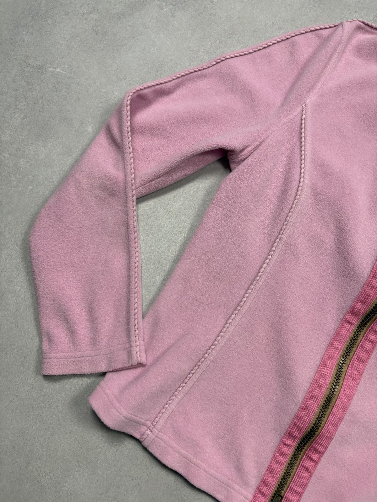 Frauenschuh Frauenschuh Limited Edition Austria Pink Fleece Zip Jacket Size L / US 10 / IT 46 - 3 Thumbnail