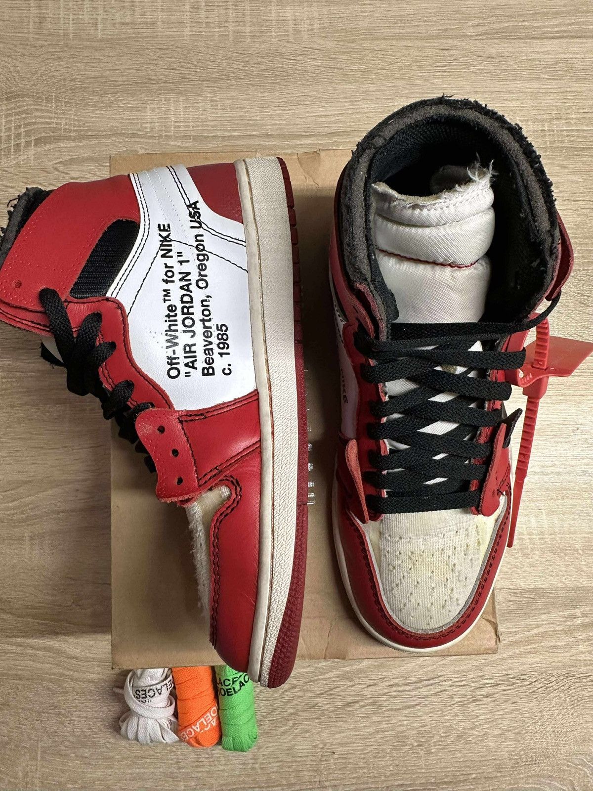 Jordan Brand × Off-White Jordan 1 x Off White Chicago Size US 7 / EU 40 - 3 Thumbnail