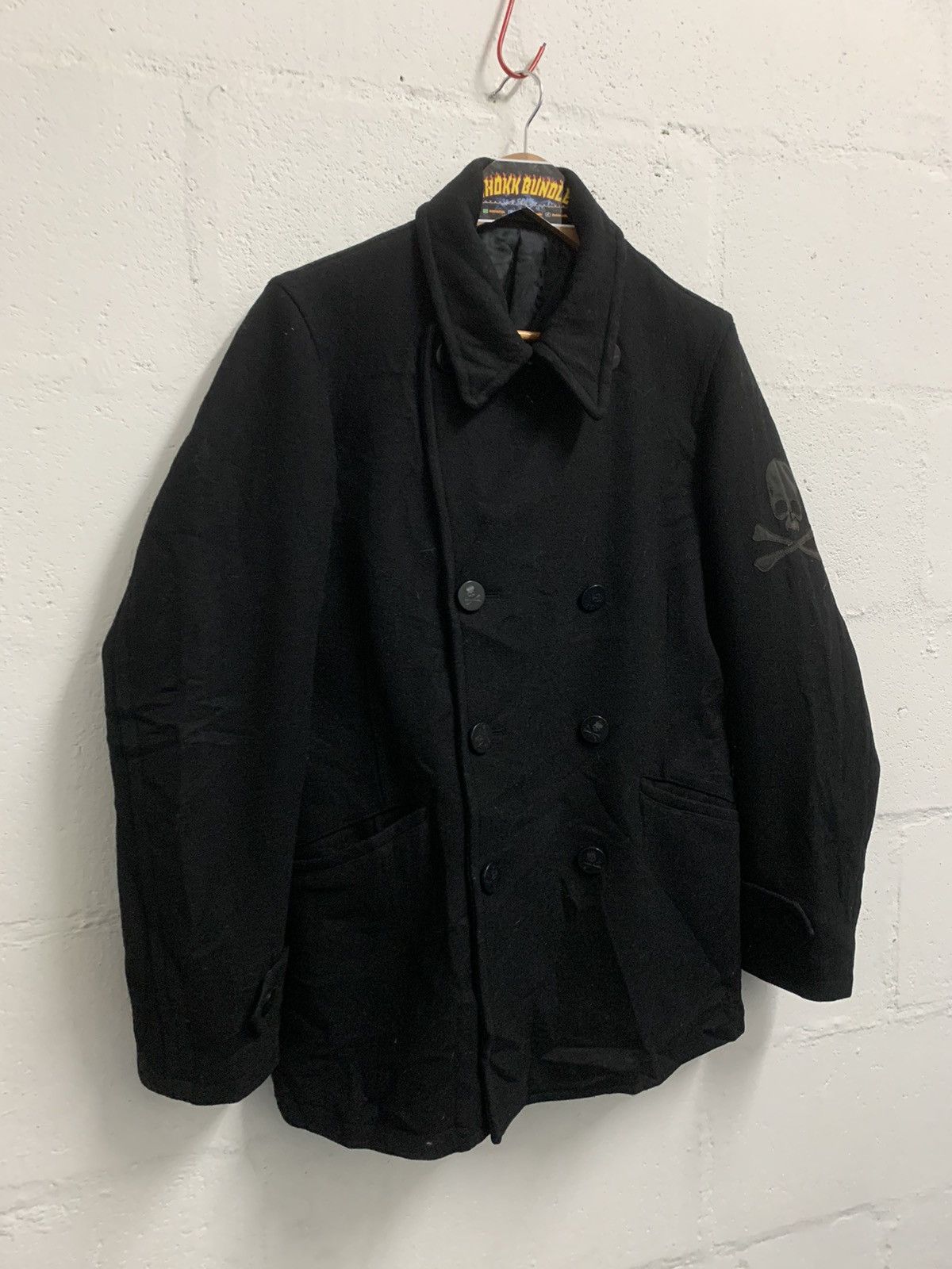 Japanese Brand Vintage Roen X Semantic Design Wool Coat Double Breasted Size US XL / EU 56 / 4 - 3 Thumbnail