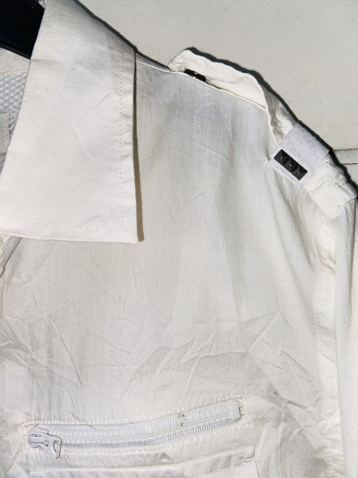 DIESEL White Shirt Slim Fit Size M