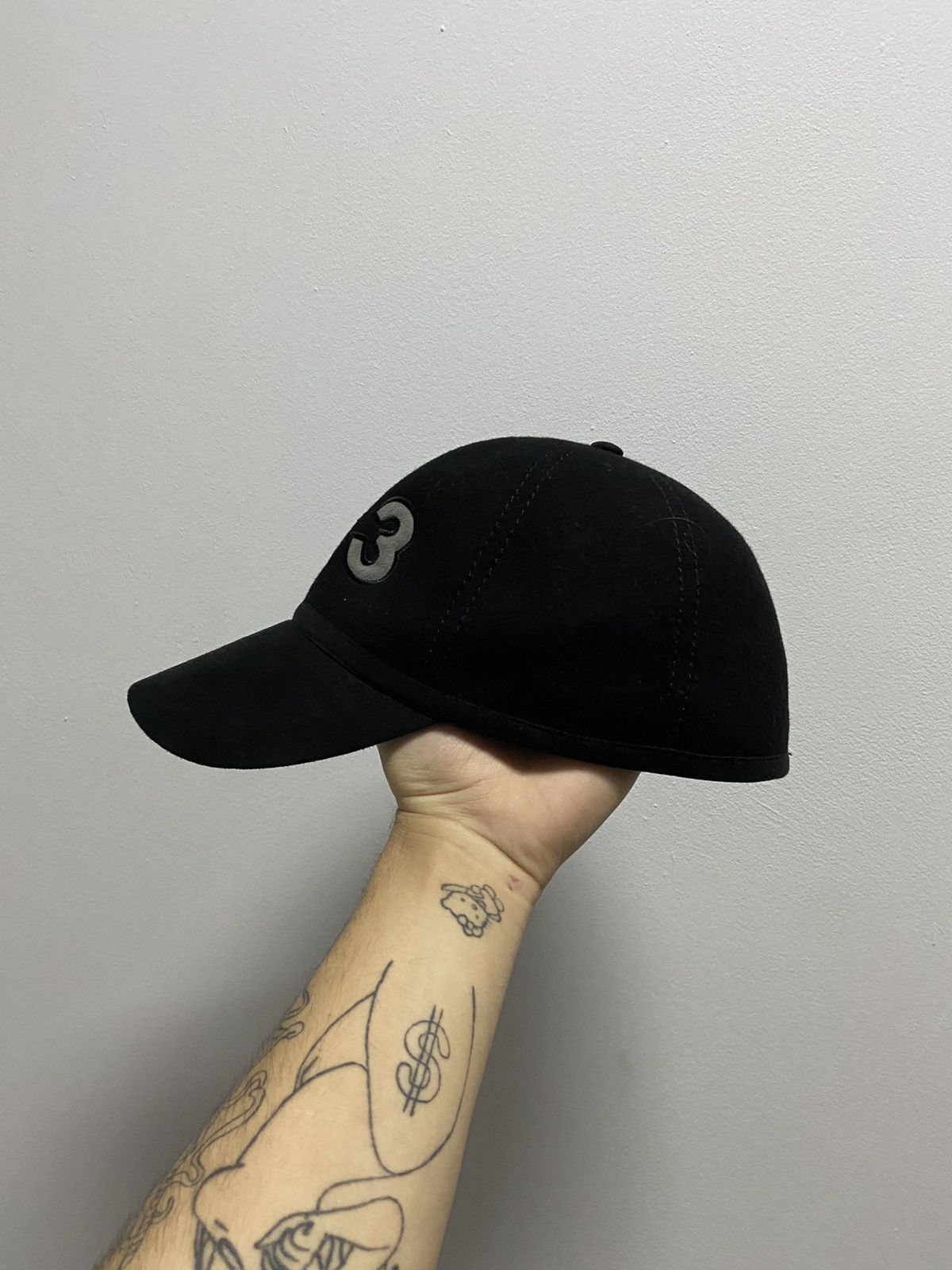 Adidas × Y-3 × Yohji Yamamoto Y-3 Yohji Yamamoto big logo cap vintage adidas Japanese Size ONE SIZE - 3 Thumbnail