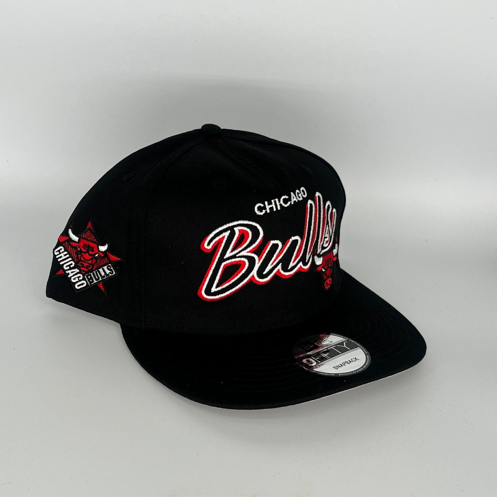 New Era Black Chicago Bulls Logo Side Patch New Era NBA 9Fifty Hat Size ONE SIZE - 1 Thumbnail