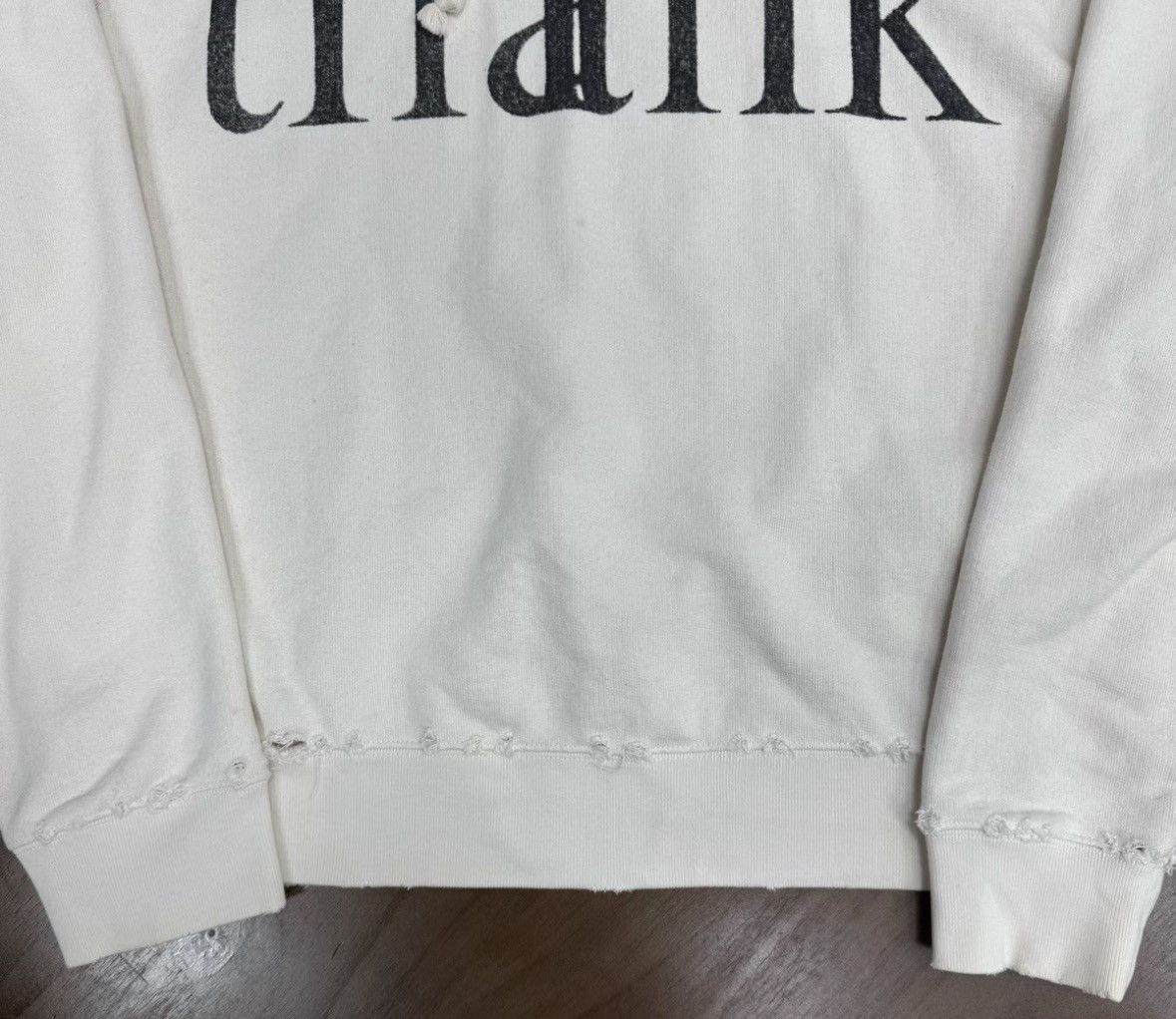 Gucci Gucci Beige destructive hoodie 2502-Nextarrow Size US XS / EU 42 / 0 - 4 Thumbnail