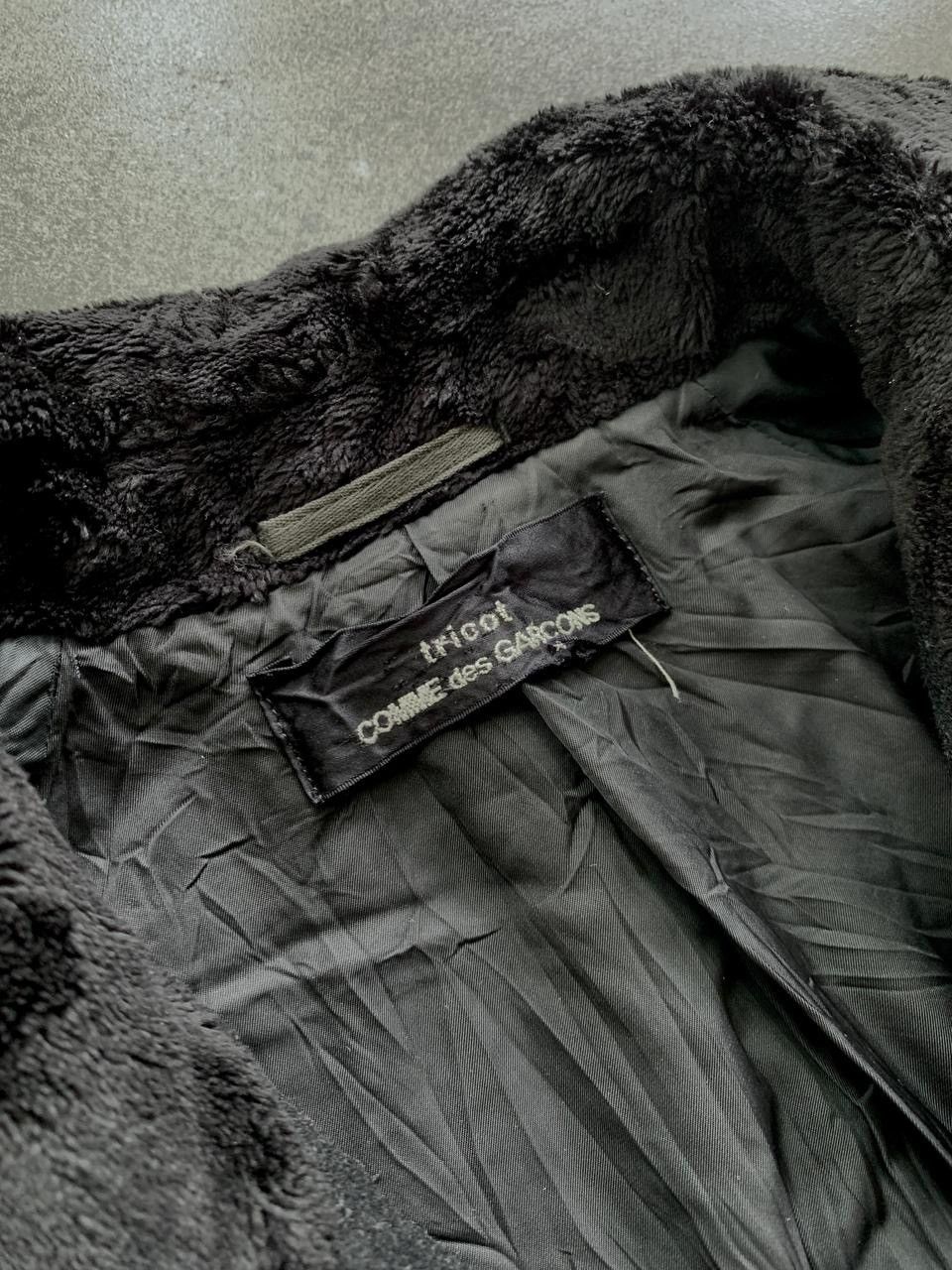Comme des Garcons FREE TAX! 1991 Heavy Wool Fur Collared Coat Jacket Size US M / EU 48-50 / 2 - 8 Thumbnail
