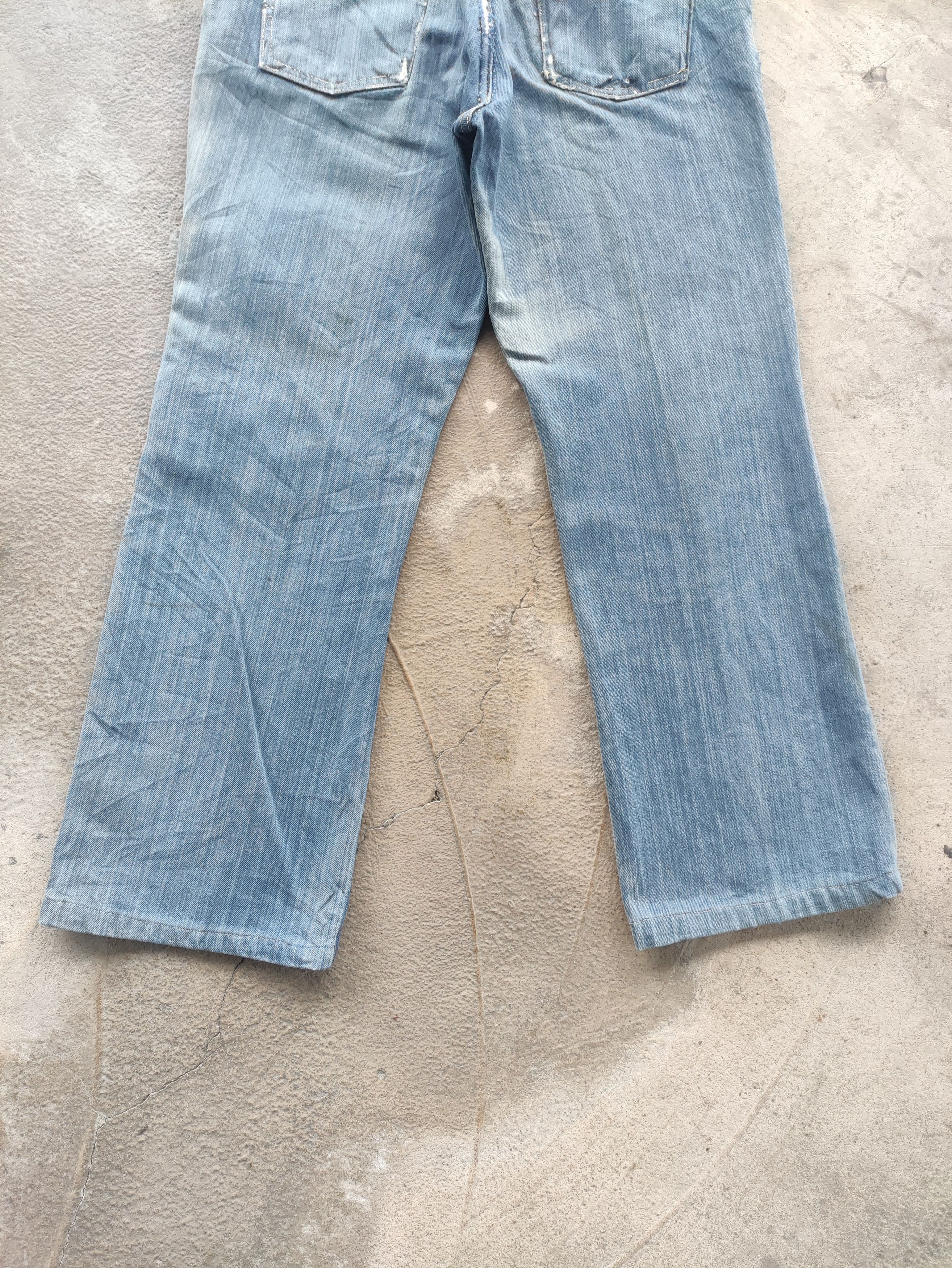 Japanese Brand Vintage Japanese Jean Distressed Faded Denim Size US 32 / EU 48 - 10 Thumbnail