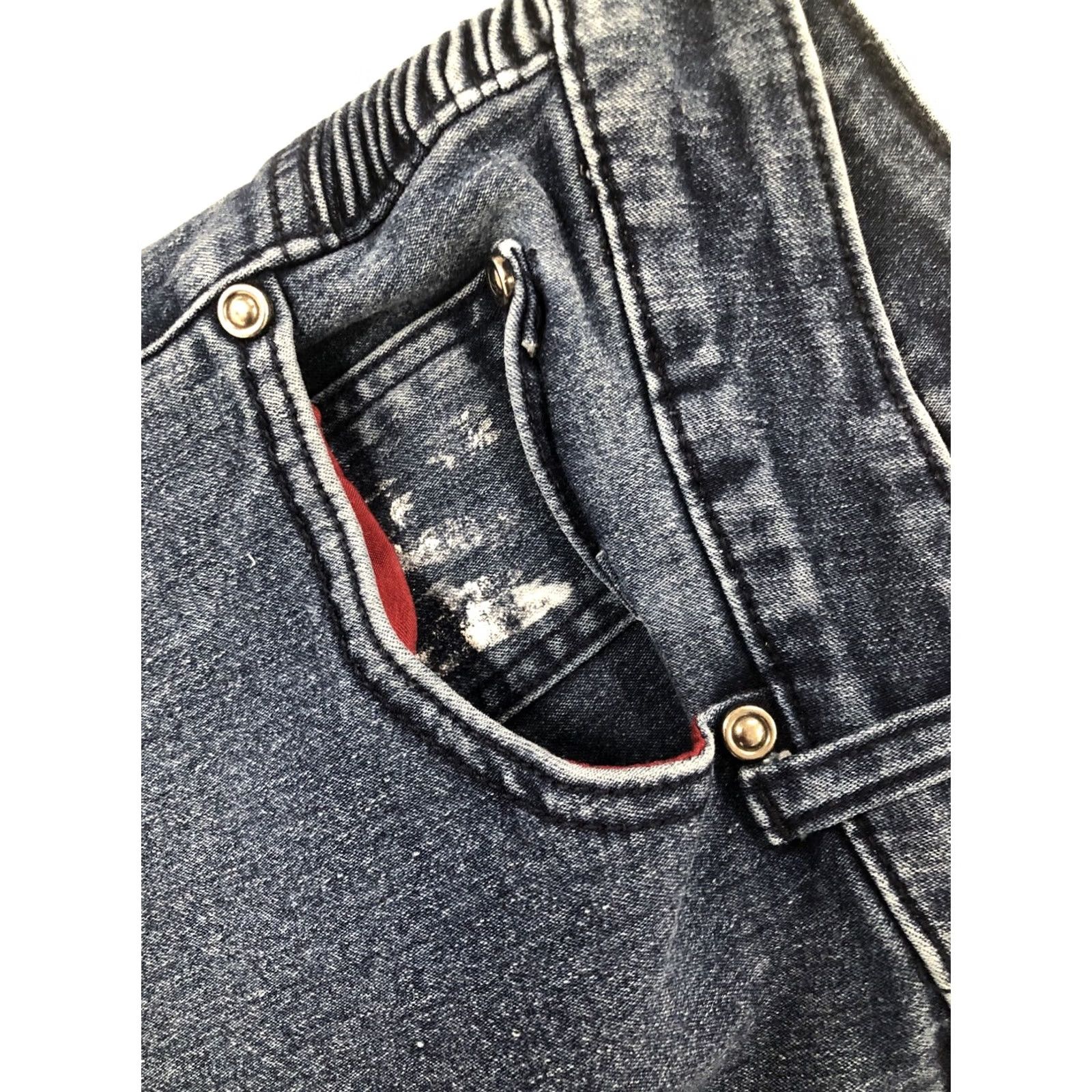 Vintage XRAY Jeans Skinny stretch Denim Pants Motorcycle Biker Moto Tapered Mens 30x28 Denim Blue Slim 5-Pocket Zip Low Rise Size US 30 / EU 46 - 5 Thumbnail