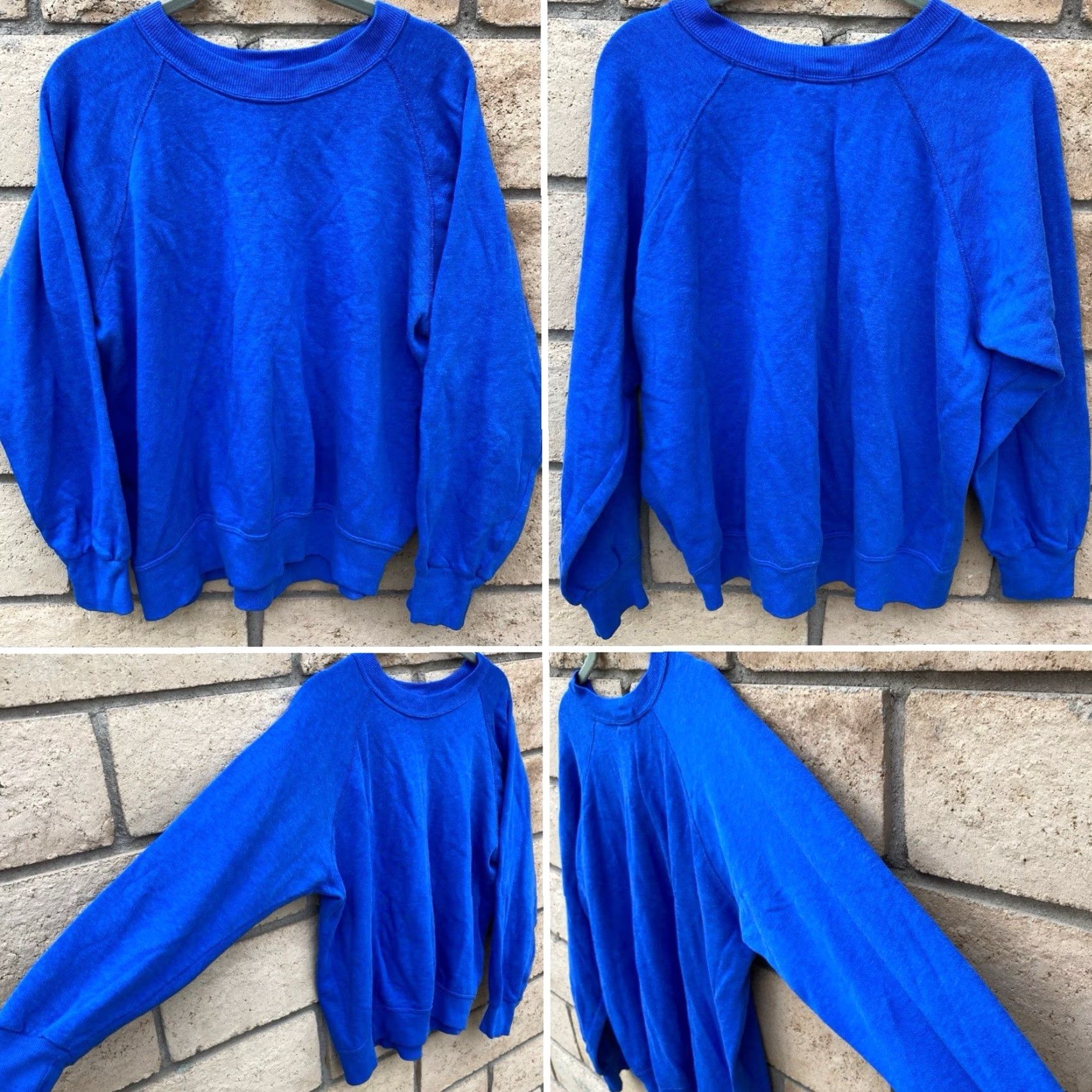 Gap VINTAGE Gap Sweatshirt Raglan Blue Cotton Blend L Men Pullover Jumper Shirt Grouped Keywords Size US L / EU 52-54 / 3 - 2 Thumbnail