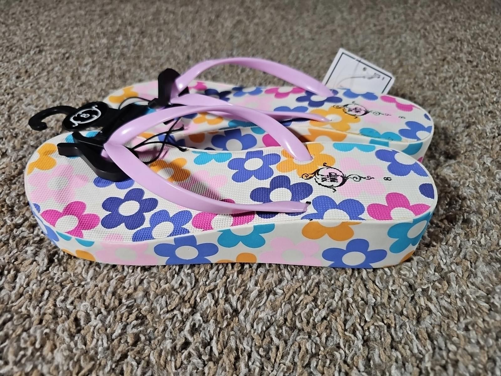 Takahiromiyashita The Soloist. Sole Mates Eva Floral Sz 8 Flip Flop NWT Size US 8 / IT 38 - 6 Thumbnail