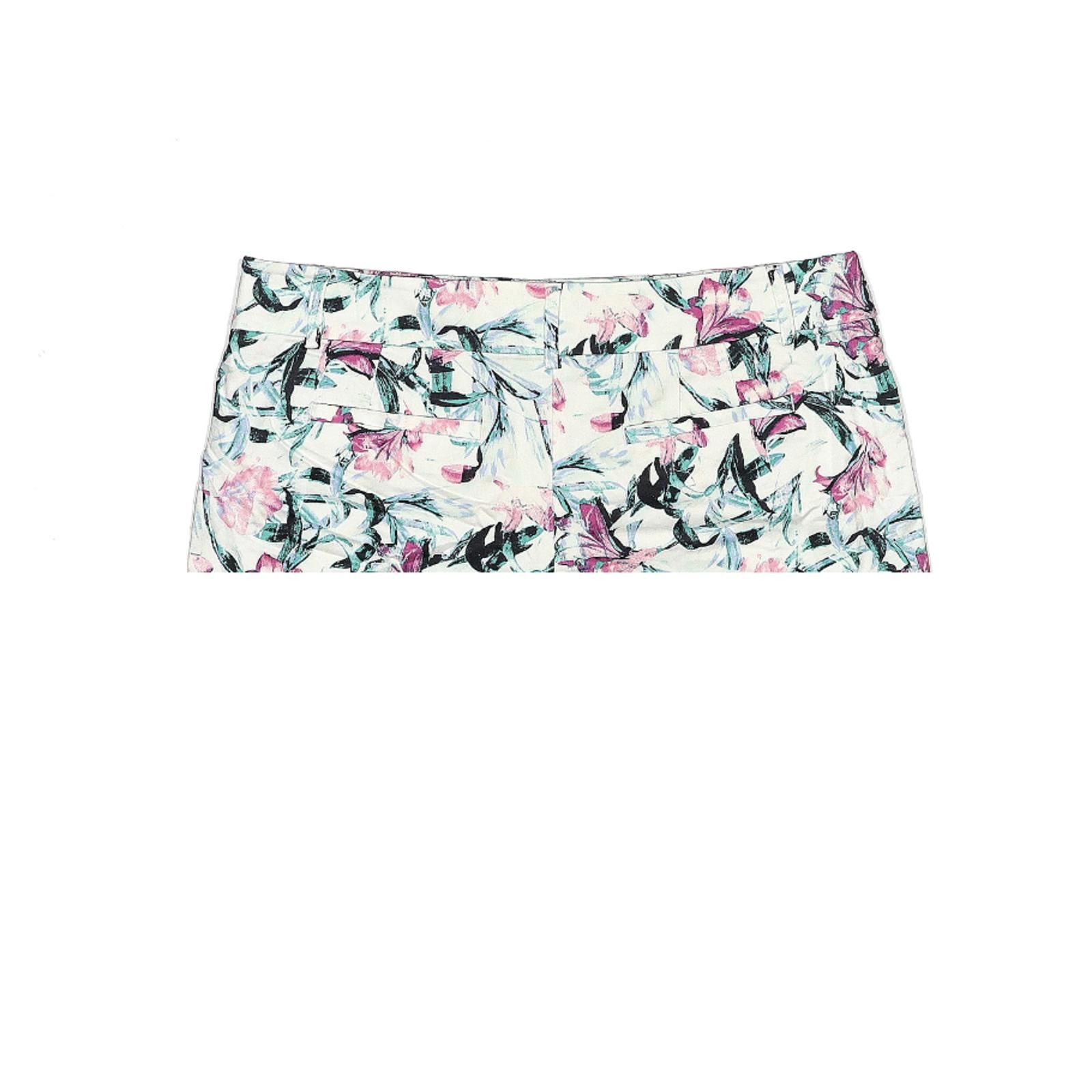 Other White House Black Market Floral Print Casual Shorts Size 10 Size 32" / US 10 / IT 46 - 2 Thumbnail