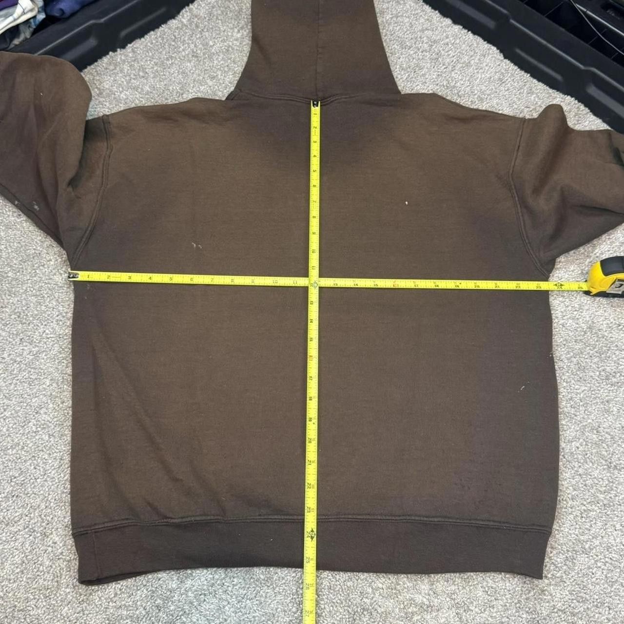 Japanese Brand × Vintage VTG 90s Faded Russell Athletic Style Brown Hoodie Size US L / EU 52-54 / 3 - 6 Thumbnail