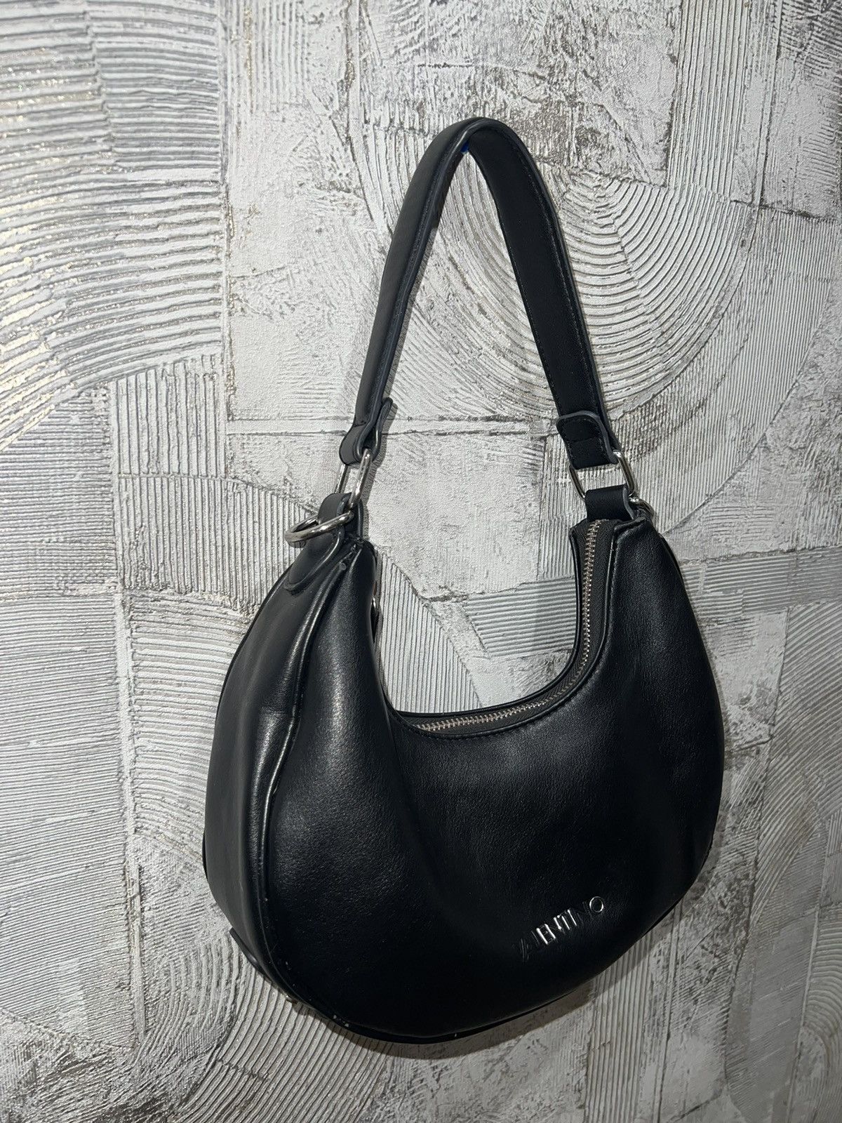 Mario Valentino × Valentino Mario Valentino Eco Leather Big Logo Mini Shoulder Bag Size ONE SIZE - 4 Thumbnail