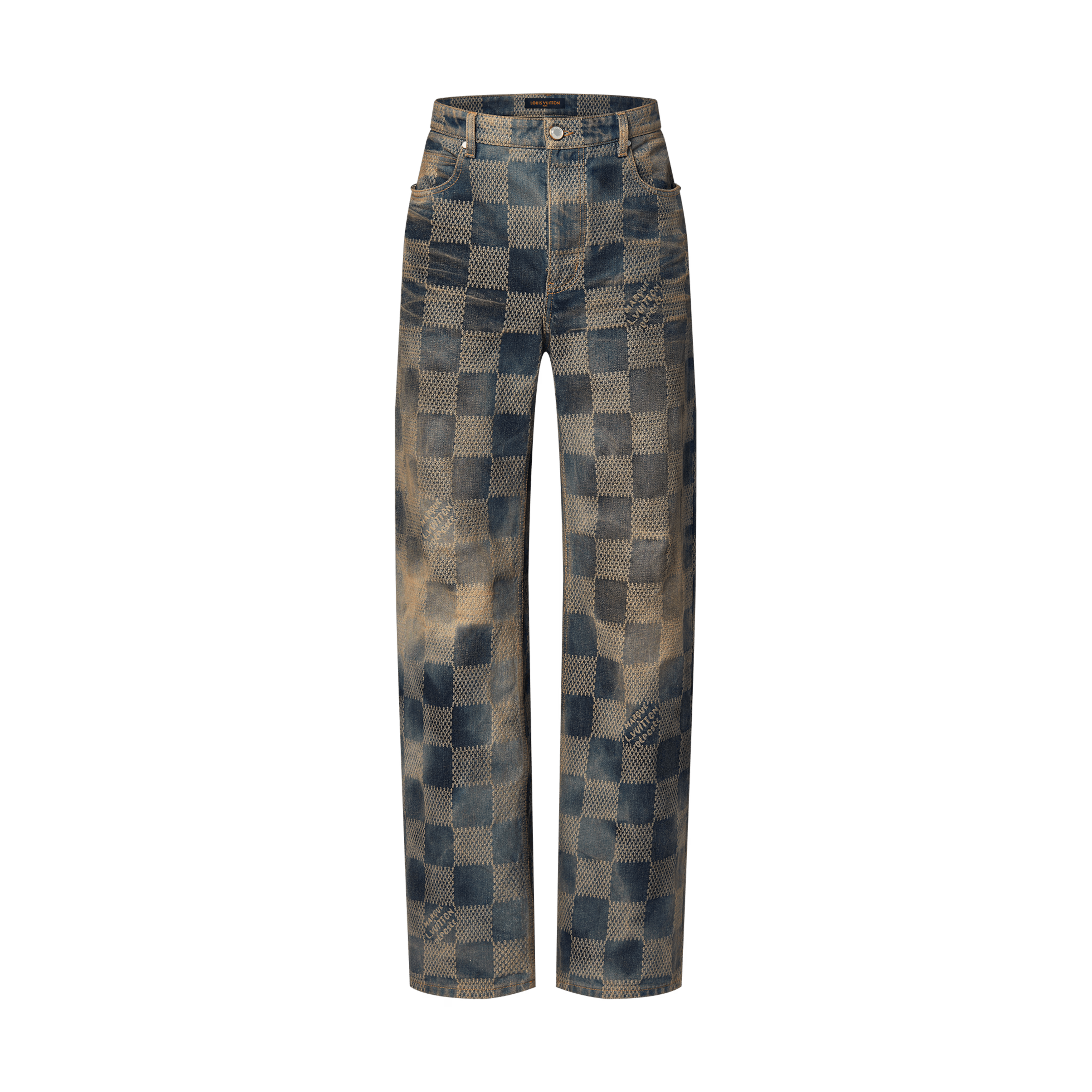 Louis Vuitton Damier Stone Jeans Skater Pants Size US 34 / EU 50 - 1 Thumbnail