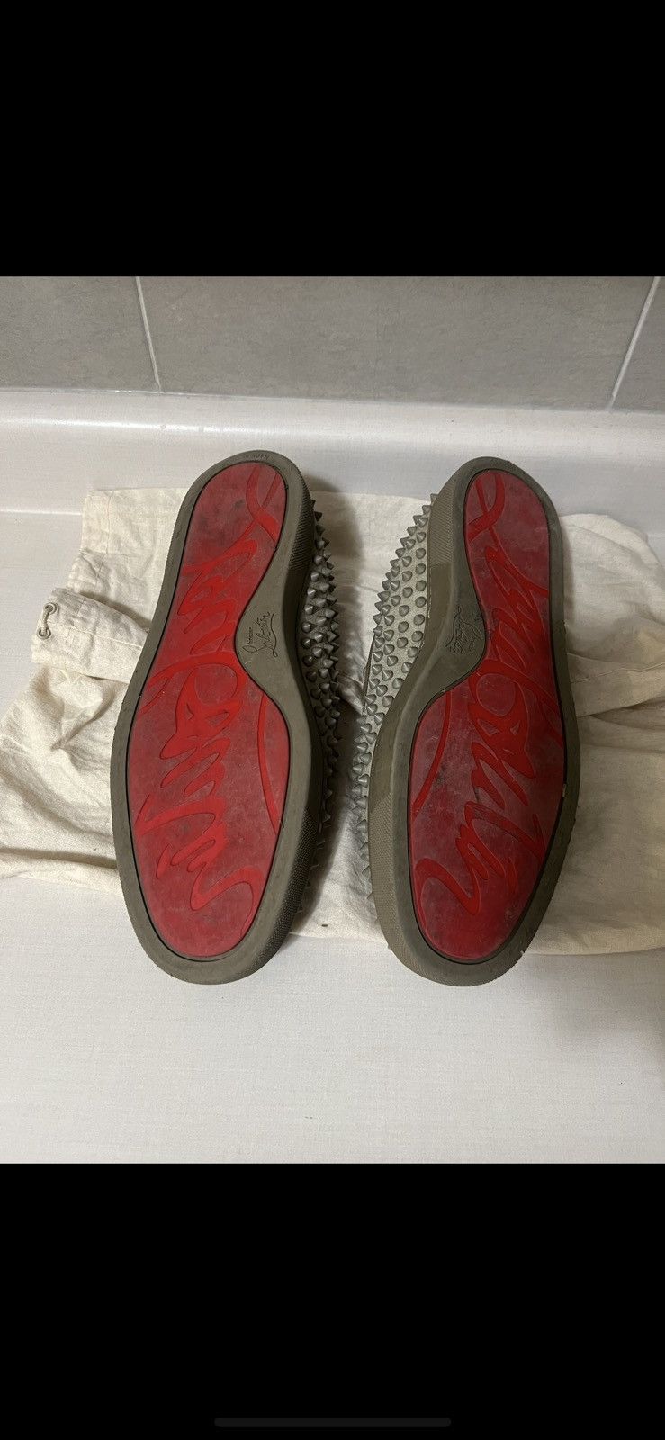 Christian Louboutin Khaki christian louboutin Size US 8.5 / EU 41-42 - 5 Thumbnail