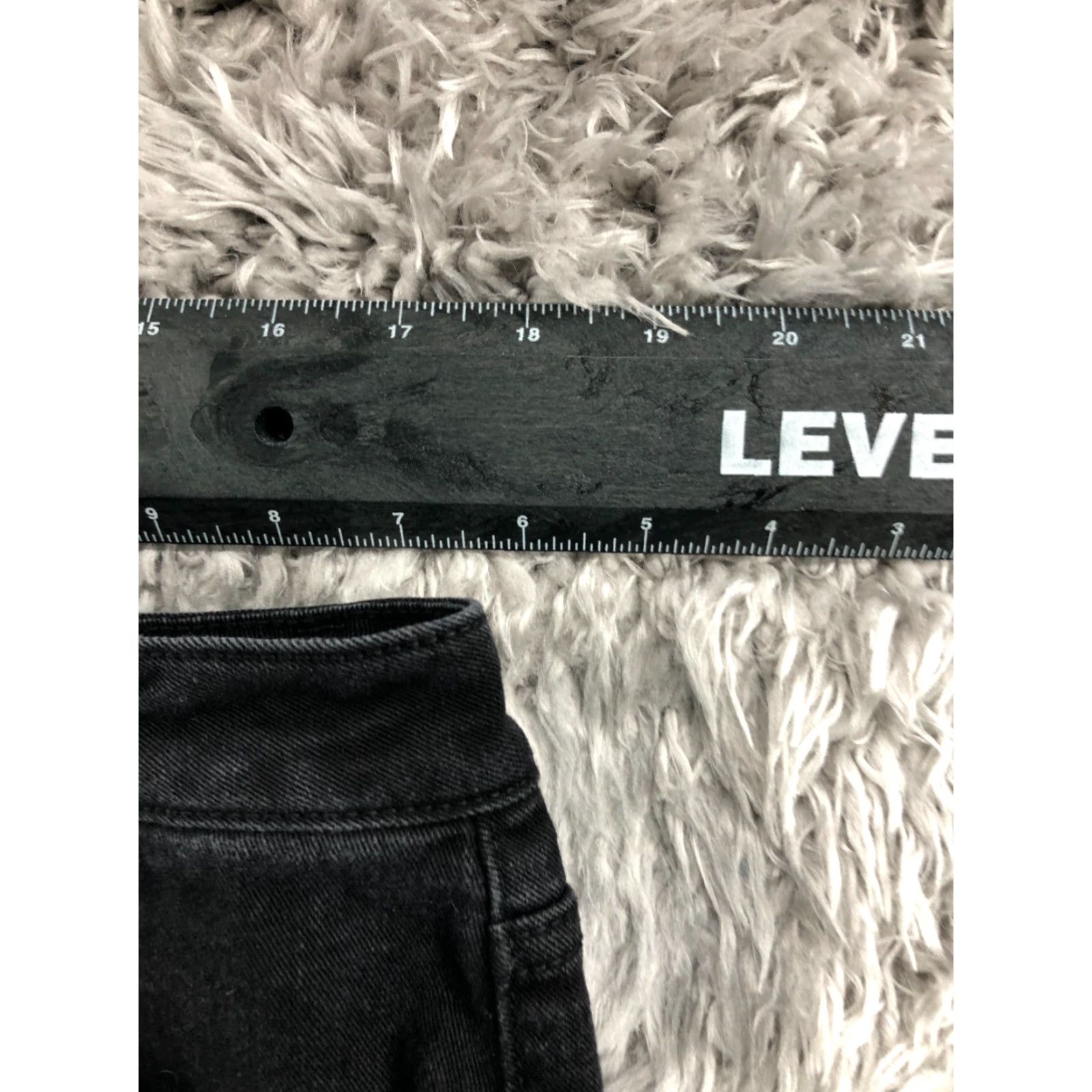 Vintage No Boundaries Jeans High Rise Ankle Size 17 Juniors Womens Dark Wash Black Denim Regular 5-Pocket Womens Jeans Size 38" / US 16 / IT 52 - 2 Thumbnail