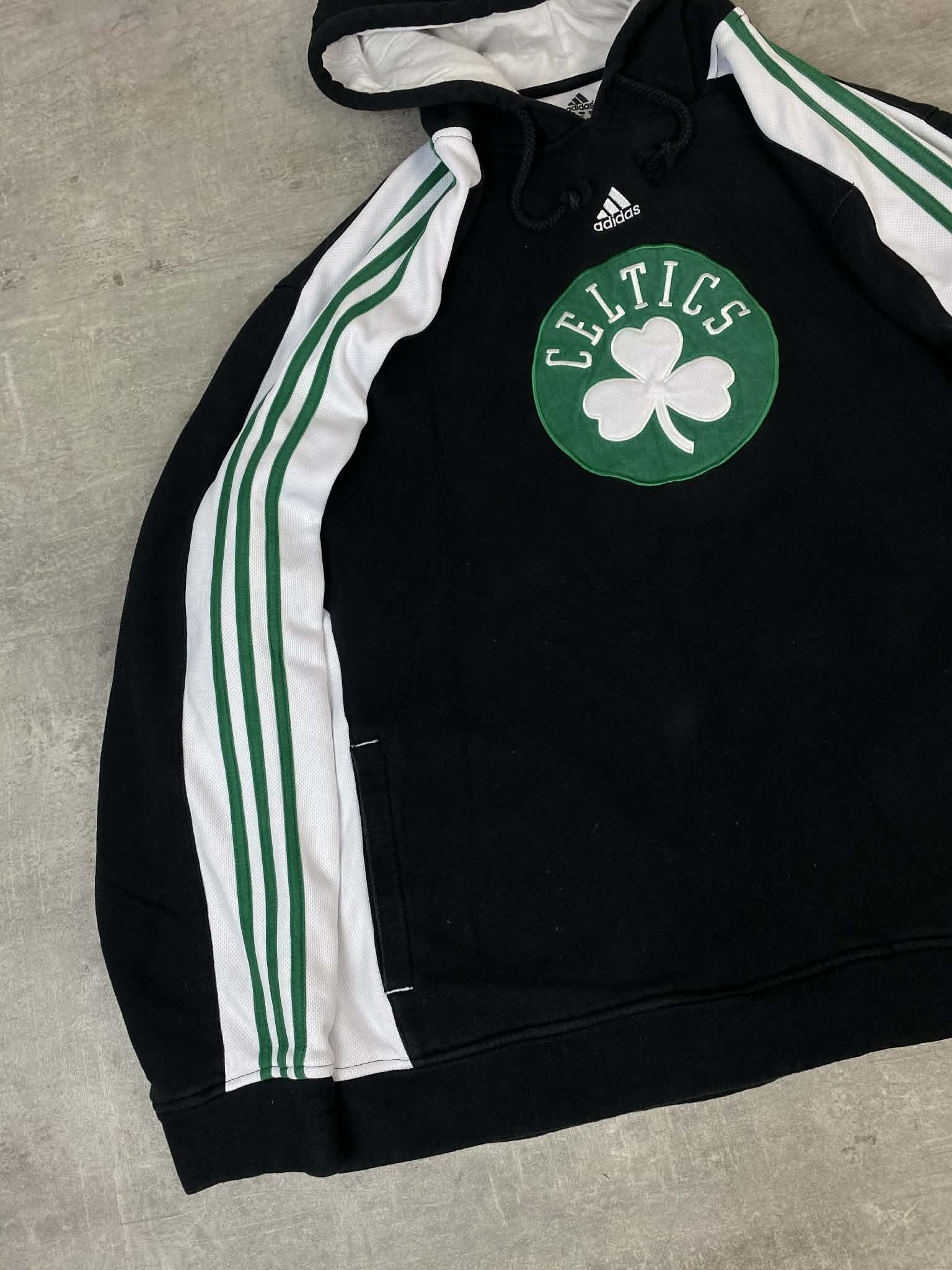 Adidas Adidas Black Hoodie Celtics 2010s Hoodie Size US XL / EU 56 / 4 - 4 Thumbnail