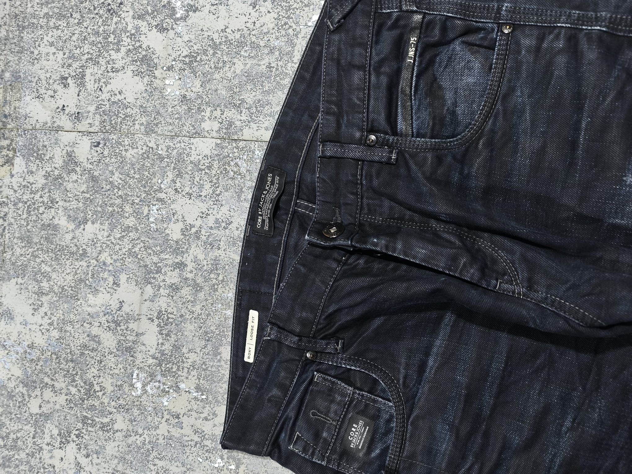 Hysteric Glamour vtg jack hedi slimane type biker denim shadowfaded Size US 33 - 7 Thumbnail