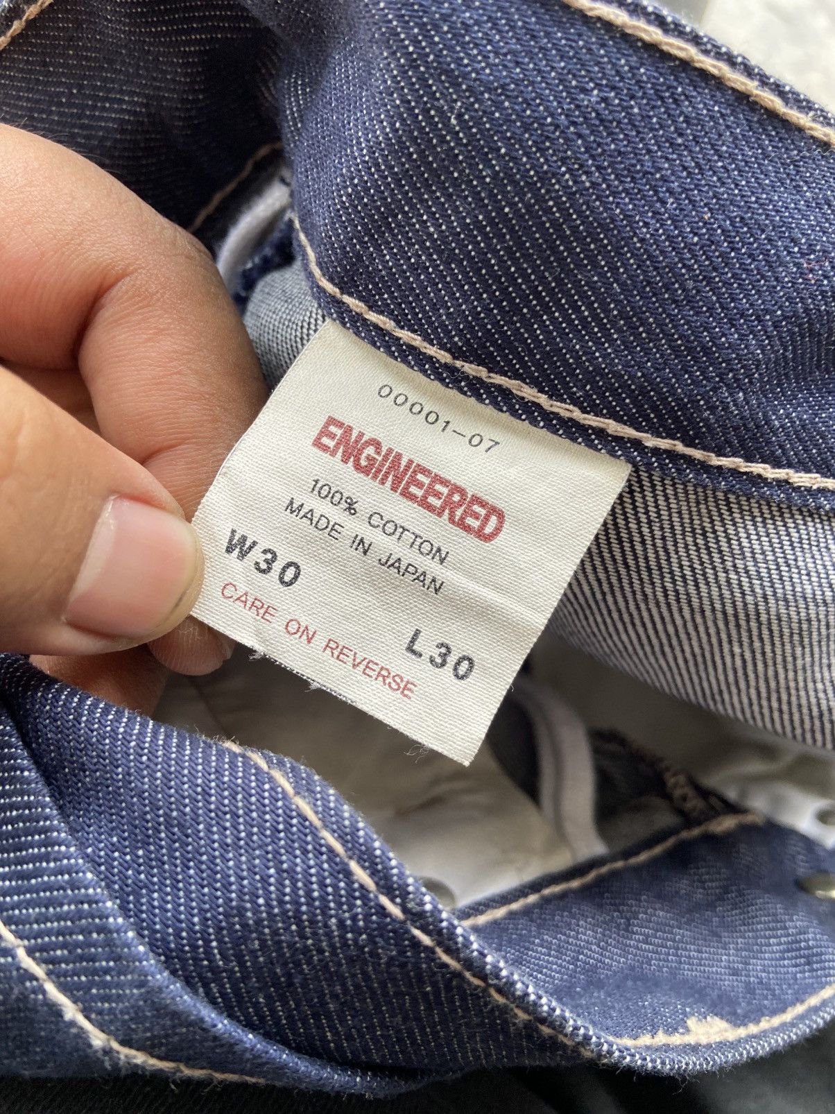 Engineered Garments × Levi's Vintage Levis Engineered 3D Cut Twisted Leg Baggy Denim Pant Size US 32 / EU 48 - 8 Thumbnail