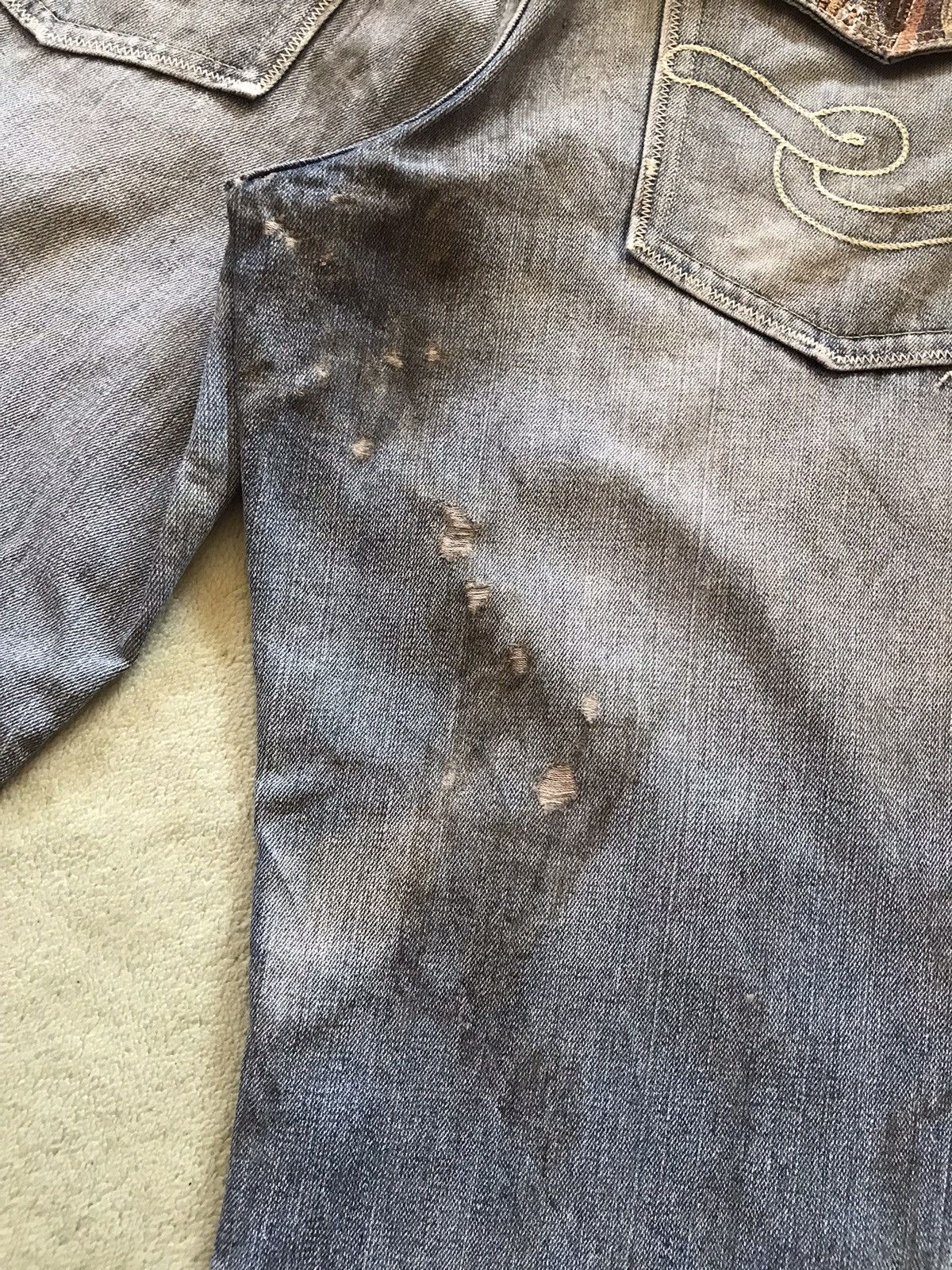 Coogi Coogi Baggy Distressed Ripped Jean Size US 34 / EU 50 - 7 Thumbnail