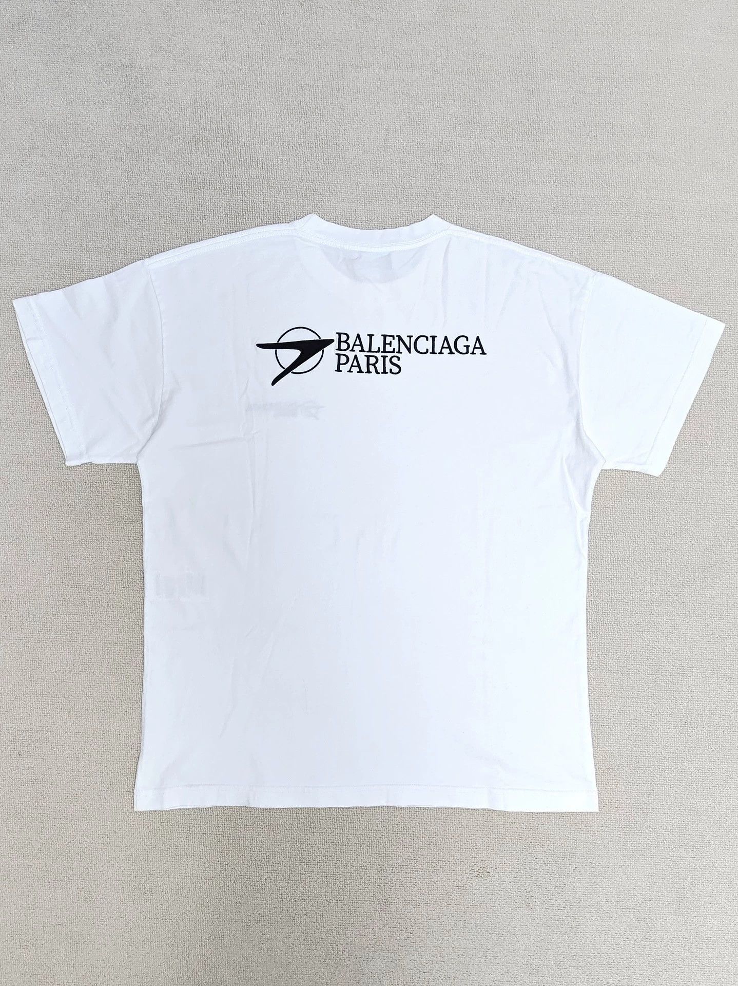 Tシャツ・カットソー *BALENCIAGA* FBI Logo Print Short Sleeve T-Shirt Gray 681314 Balenciaga Fbi Oversized T-shirt In Grey | ModeSens