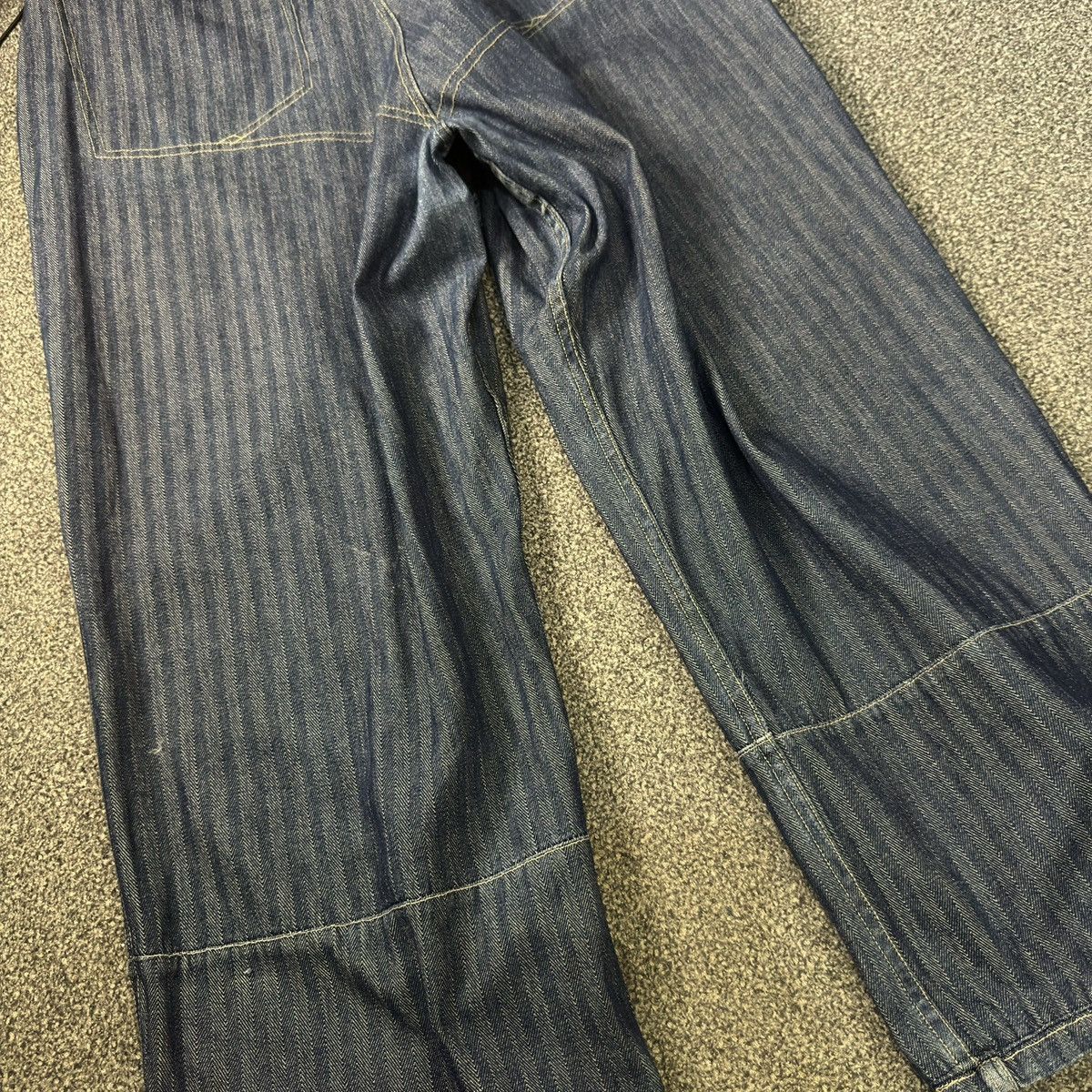 Ruff Ryders Vintage y2k Baggy Flared Tweed Ruff Ryders Dirty Denim Rap Size US 38 / EU 54 - 9 Thumbnail