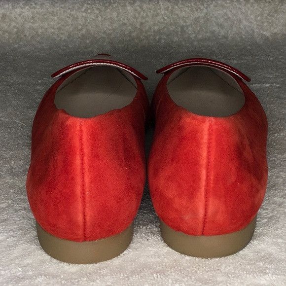 Other Paul Green Teddy Pointed Toe Flats in Red (US 7.5) Size US 7.5 / IT 37.5 - 5 Thumbnail