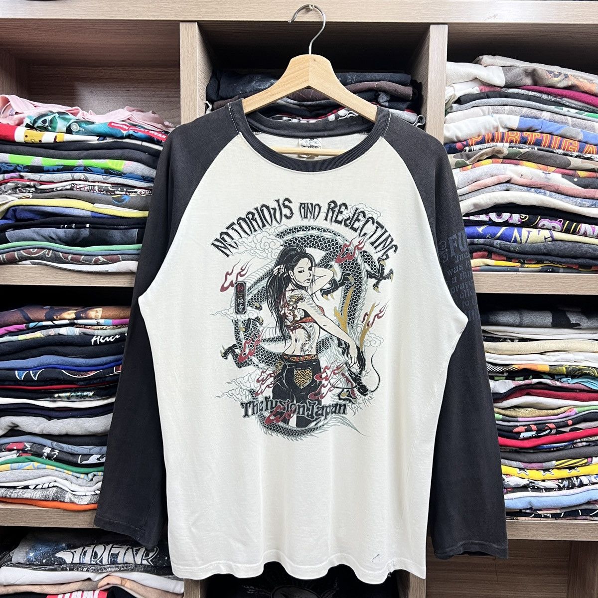 Vintage VTG GIRL THE FUSION JAPAN L/S Size US L / EU 52-54 / 3 - 1 Thumbnail
