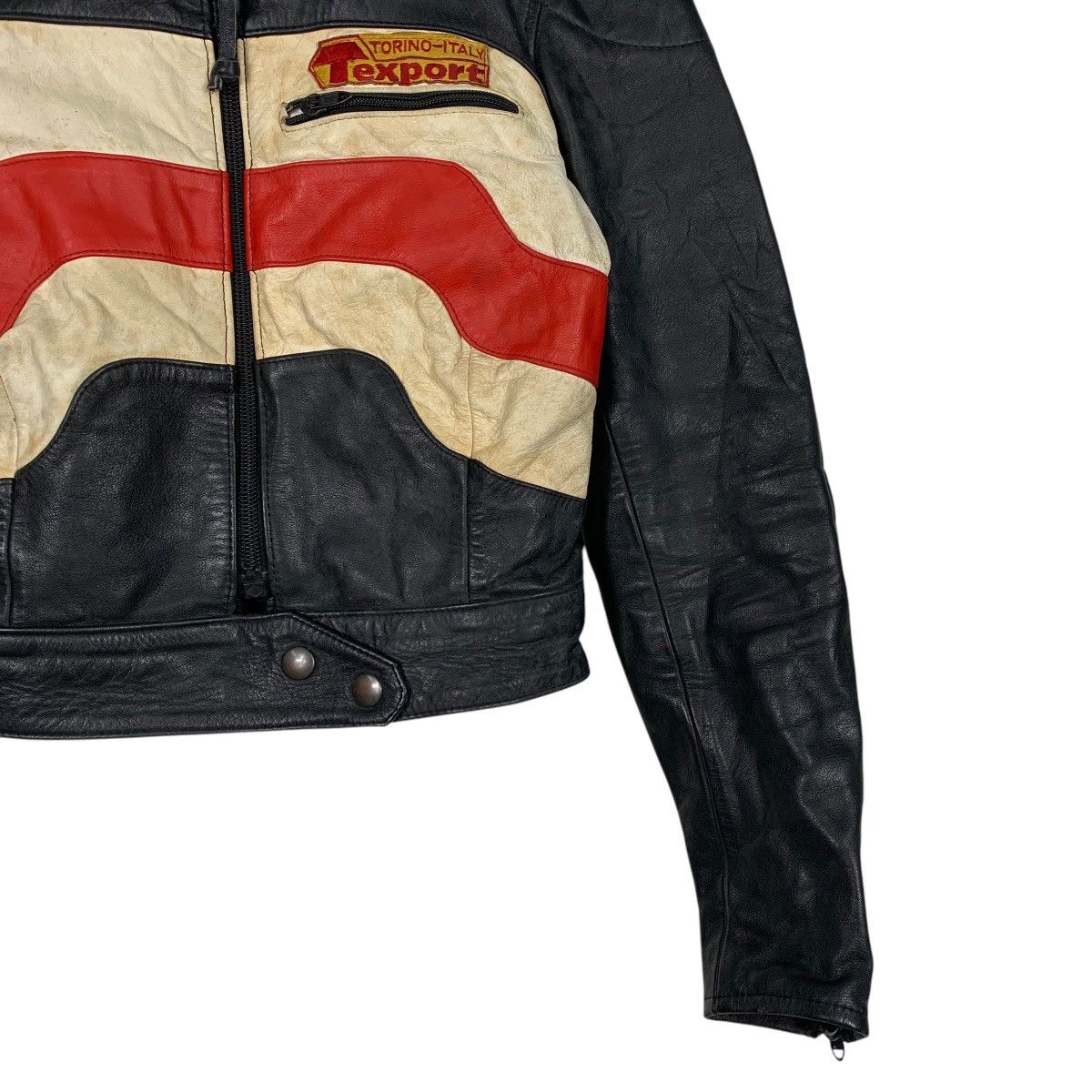 Sports Specialties Italian Texport Motorcycle Riding Leather Jacket Size XS / US 0-2 / IT 36-38 - 4 Thumbnail