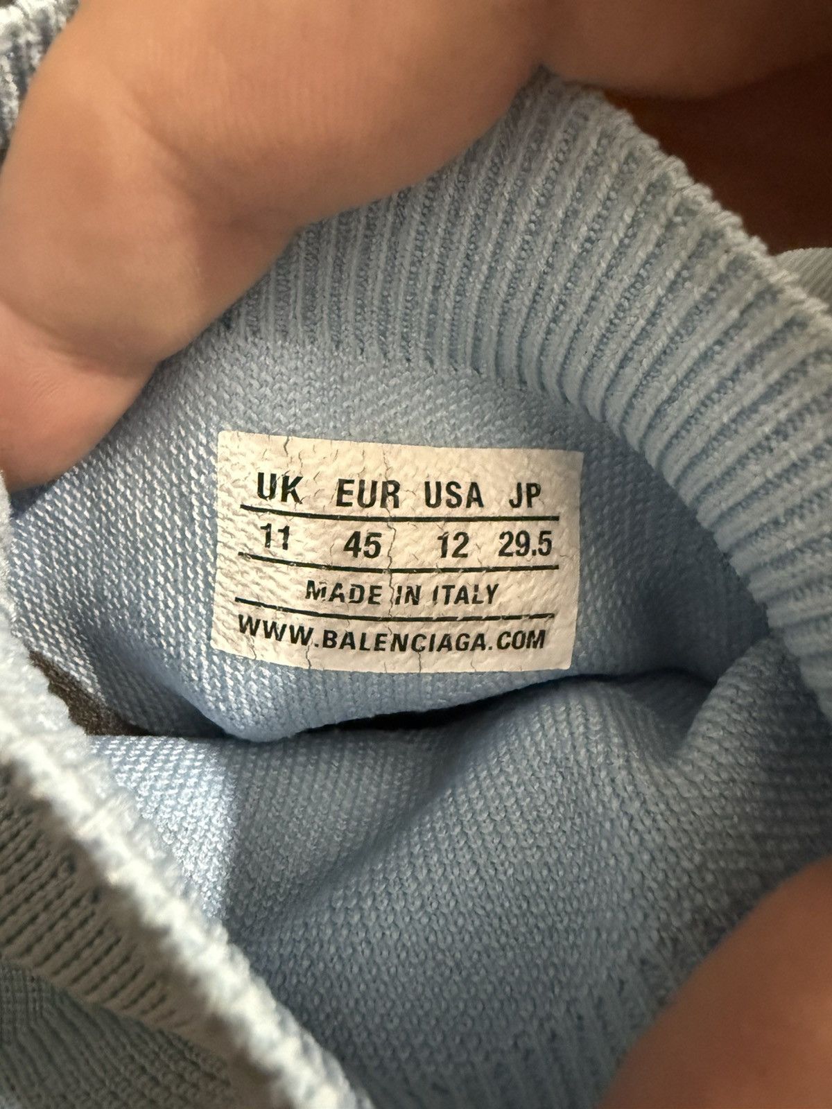 Balenciaga Balenciaga blue runner size 12 Size US 12 / EU 45 - 6 Thumbnail