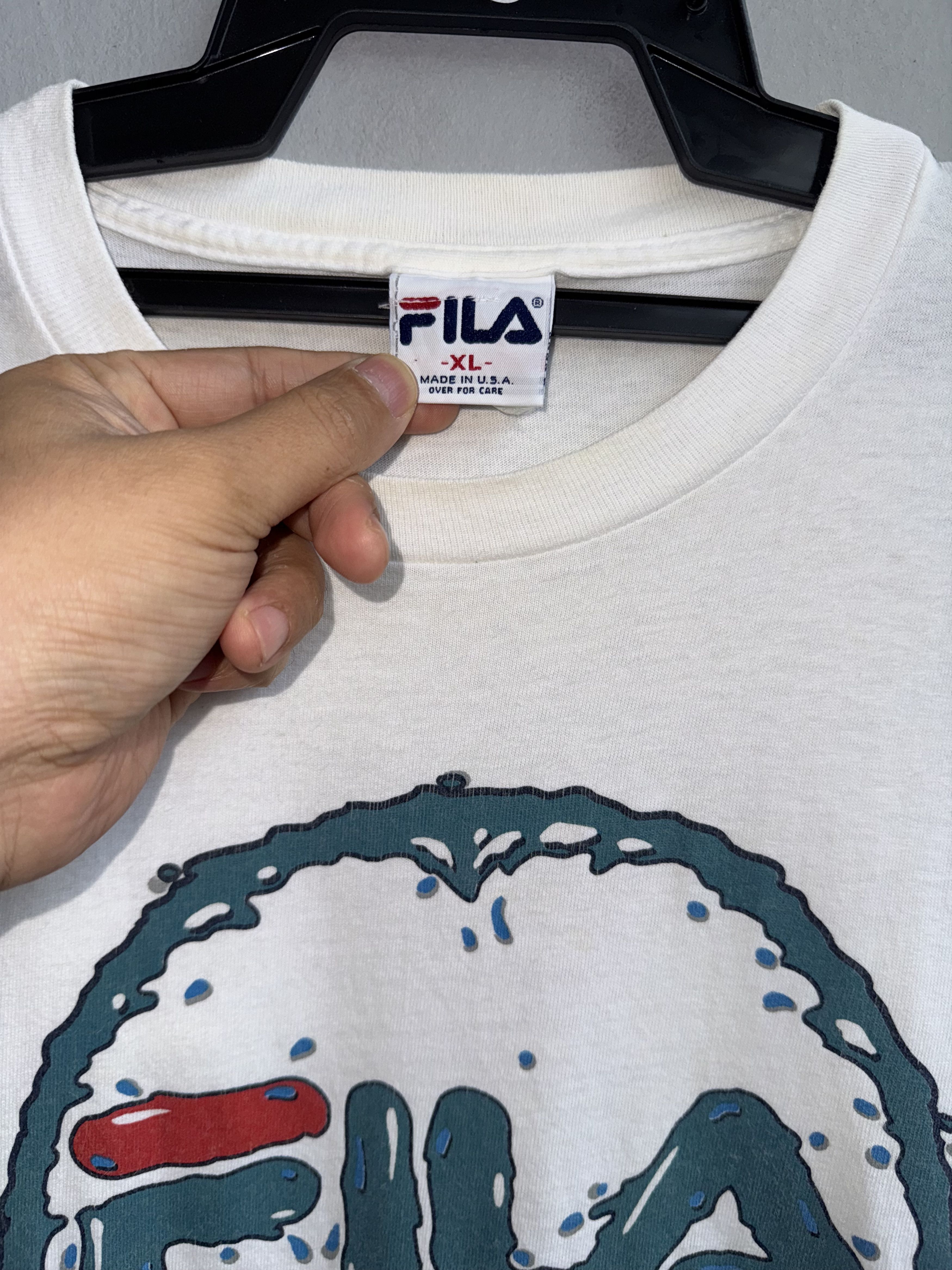 Fila FILA Sports Brand Cool Logo Print Vintage Shirt Size US XL / EU 56 / 4 - 2 Thumbnail