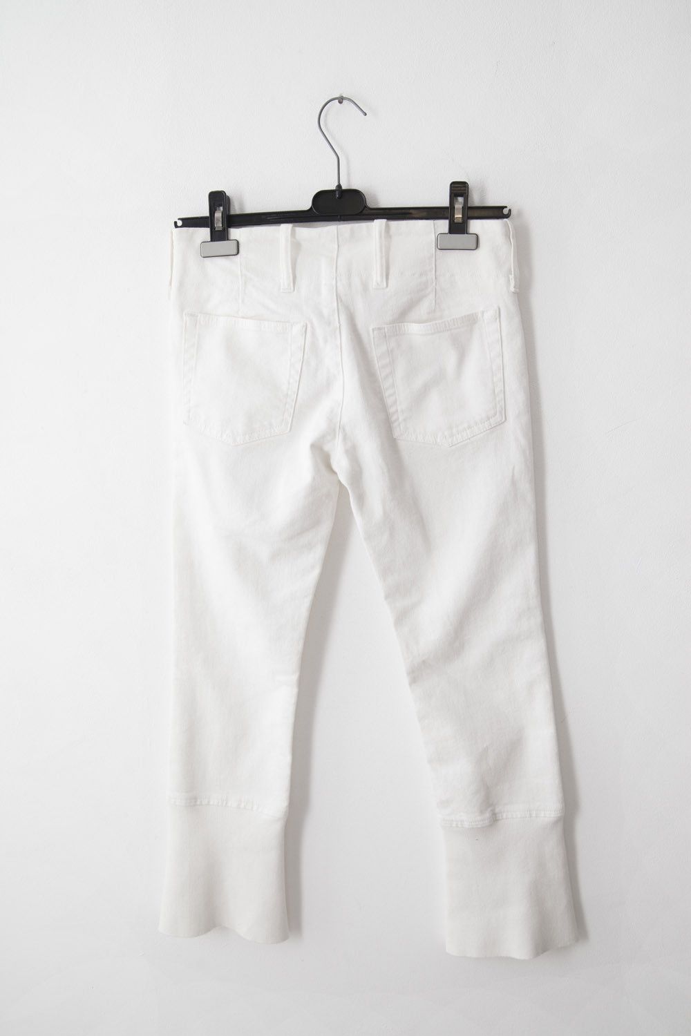 Helmut Lang Vintage 2000's white tear drop denim jeans Size 25" / US 0 / IT 36 - 5 Thumbnail