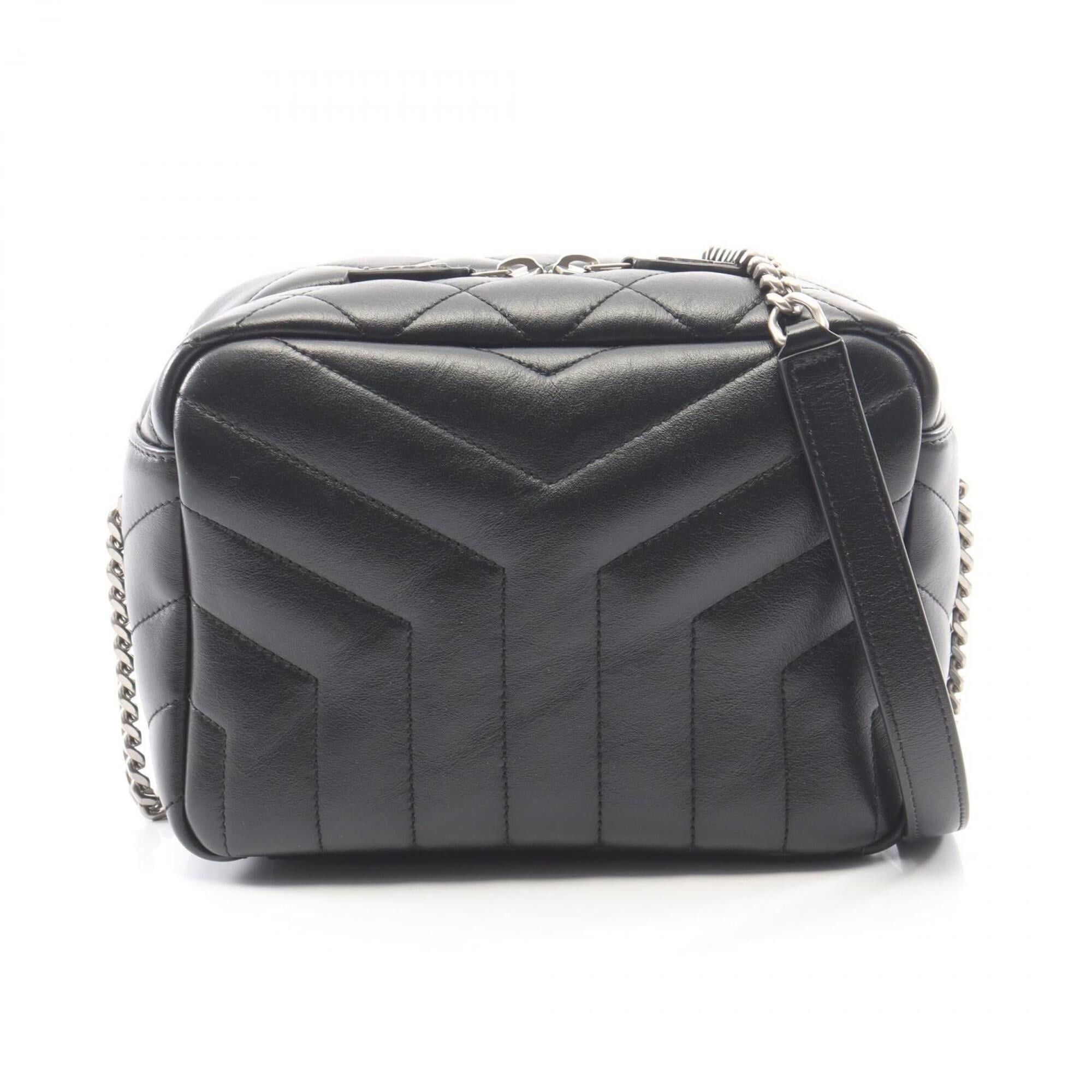 Yves Saint Laurent Yves Saint Laurent Saint Laurent Paris Loulou Shoulder Bag/Handbag, Leather, Women's, Black, 574102 Size ONE SIZE - 1 Thumbnail