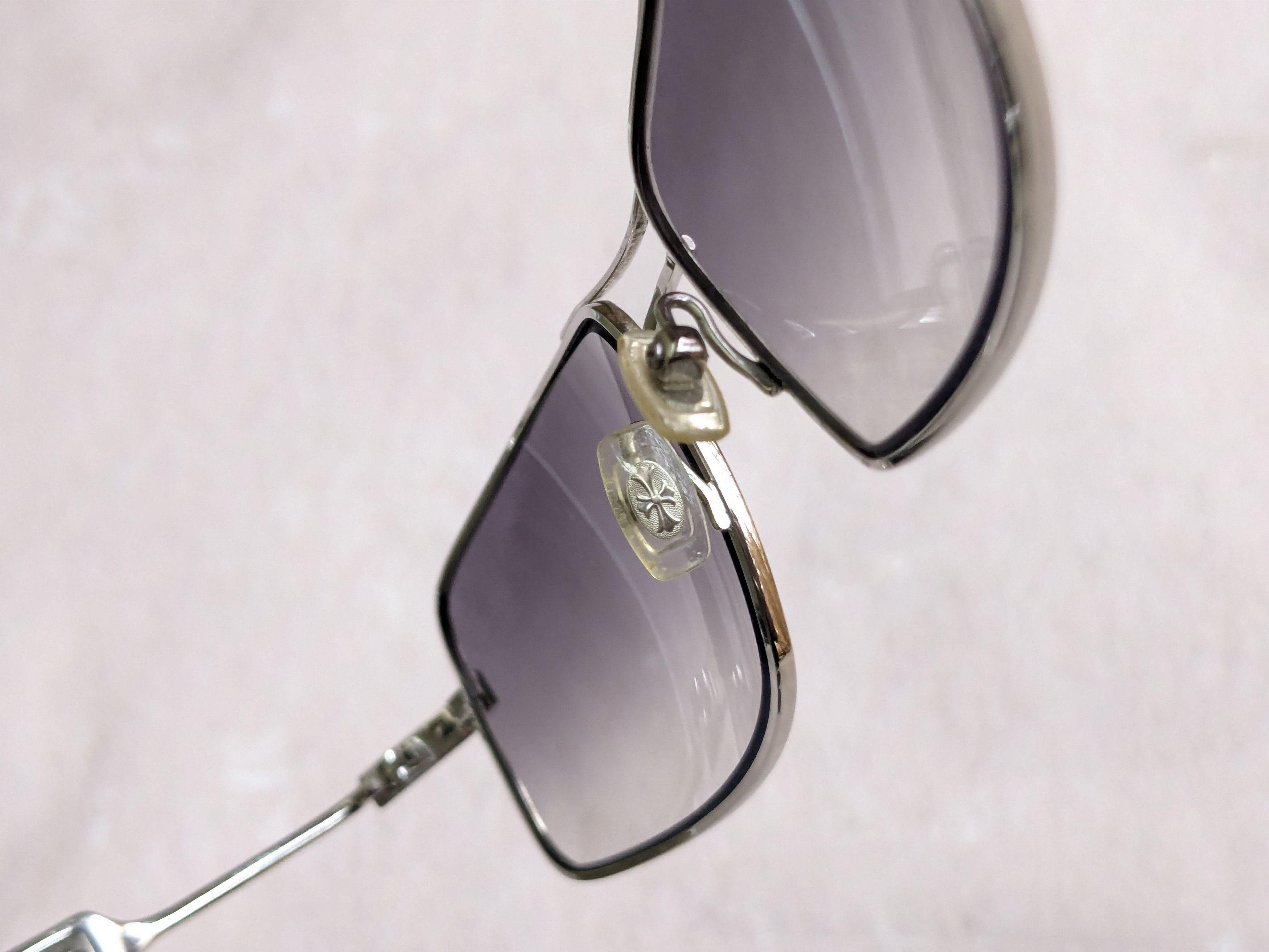 Chrome Hearts Chrome Hearts Sunglasses Kustom Black Leather Size ONE SIZE - 11 Thumbnail