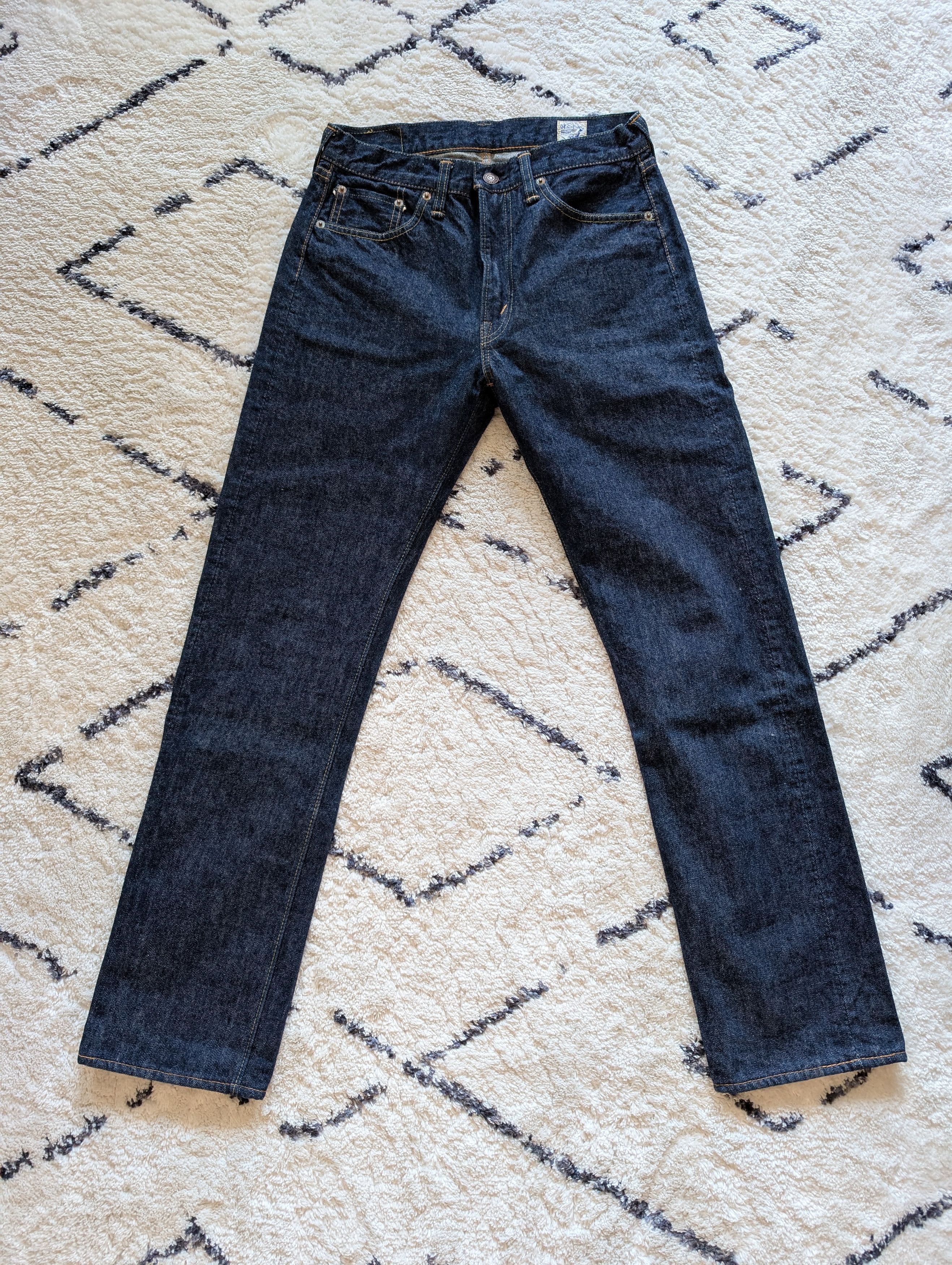 Orslow 107 Ivy Fit Denim - One Wash - Size 0 Size US 28 / EU 44 - 1 Thumbnail