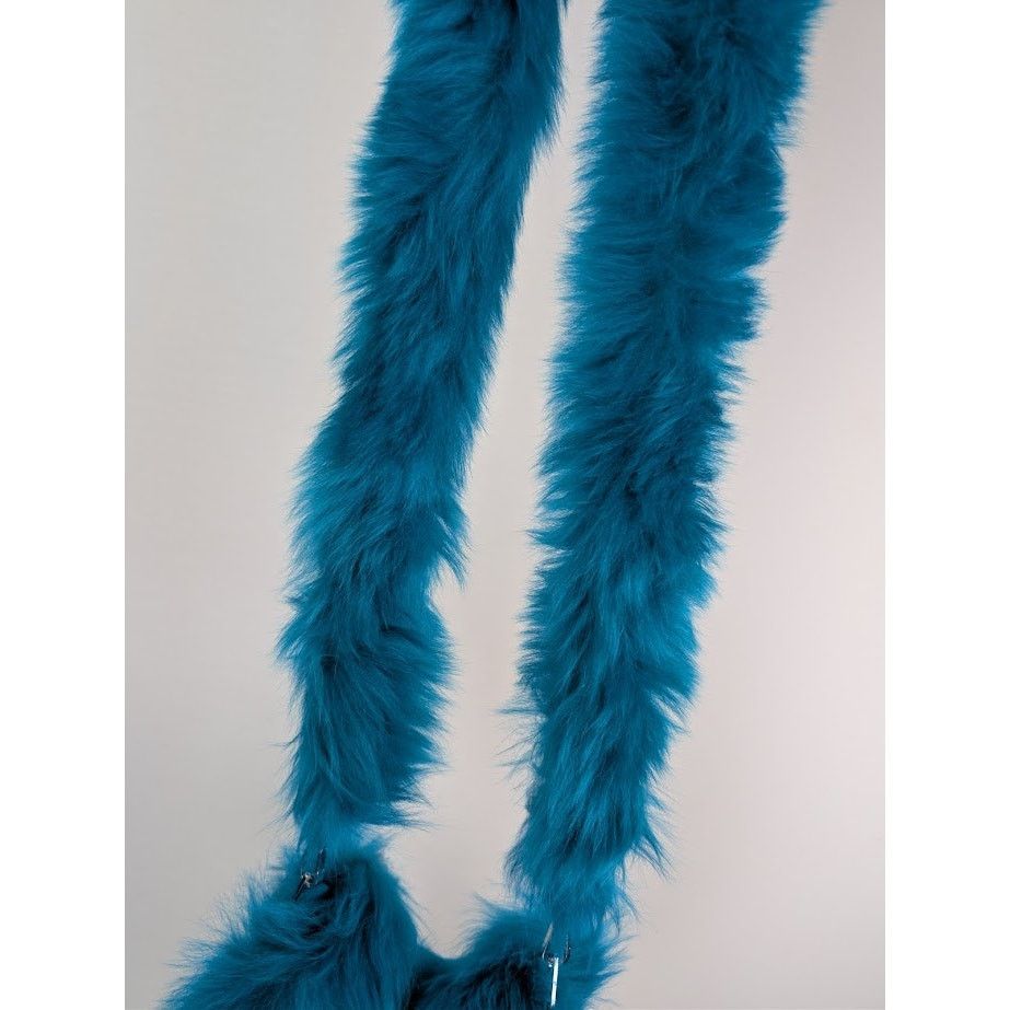 Bottega Veneta o1rshd1 Size: 8.5 / Toscana Shearling Gloves in Blue Size ONE SIZE - 3 Thumbnail