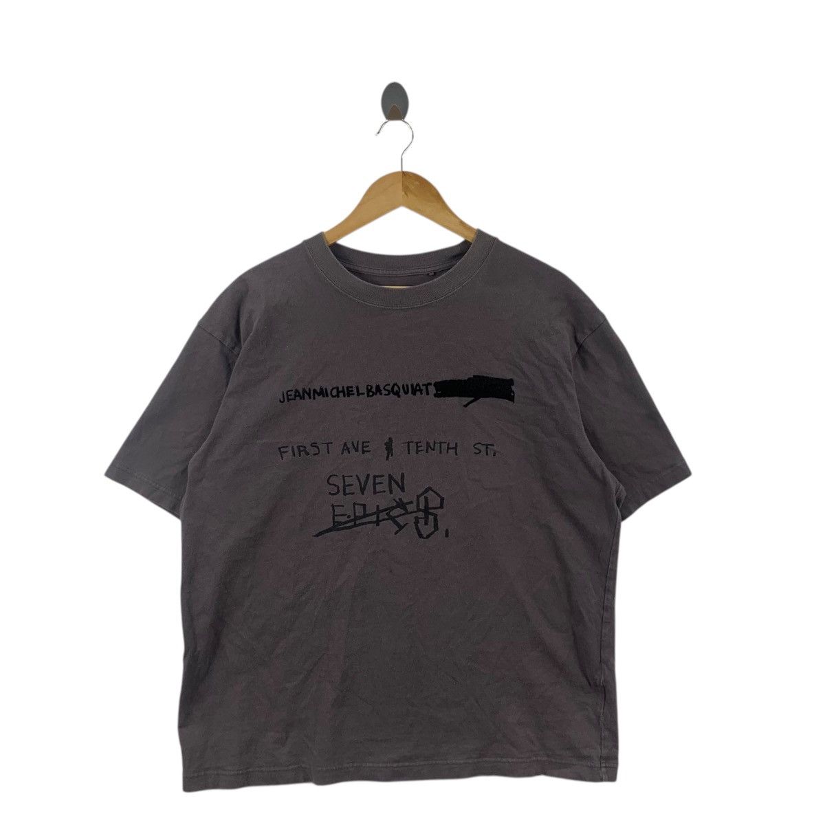 Uniqlo JEAN MICHEL BASQUIAT x UNIQLO New York Baggy Tee Shirt Top Size L / US 10 / IT 46 - 3 Thumbnail