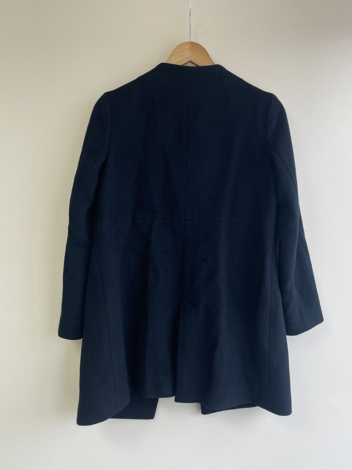 ADAM ET ROPE Adam et Rope Women Wool Coat Black Japan Brand Size XS / US 0-2 / IT 36-38 - 8 Thumbnail