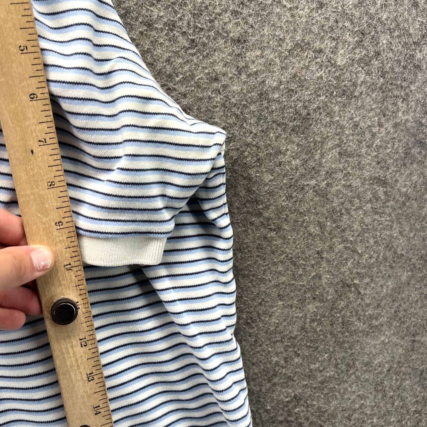 Polo Ralph Lauren VINTAGE Polo Ralph Lauren Polo Shirt Mens XL Blue Stripes Preppy Rugby Channeling Size US XL / EU 56 / 4 - 5 Thumbnail