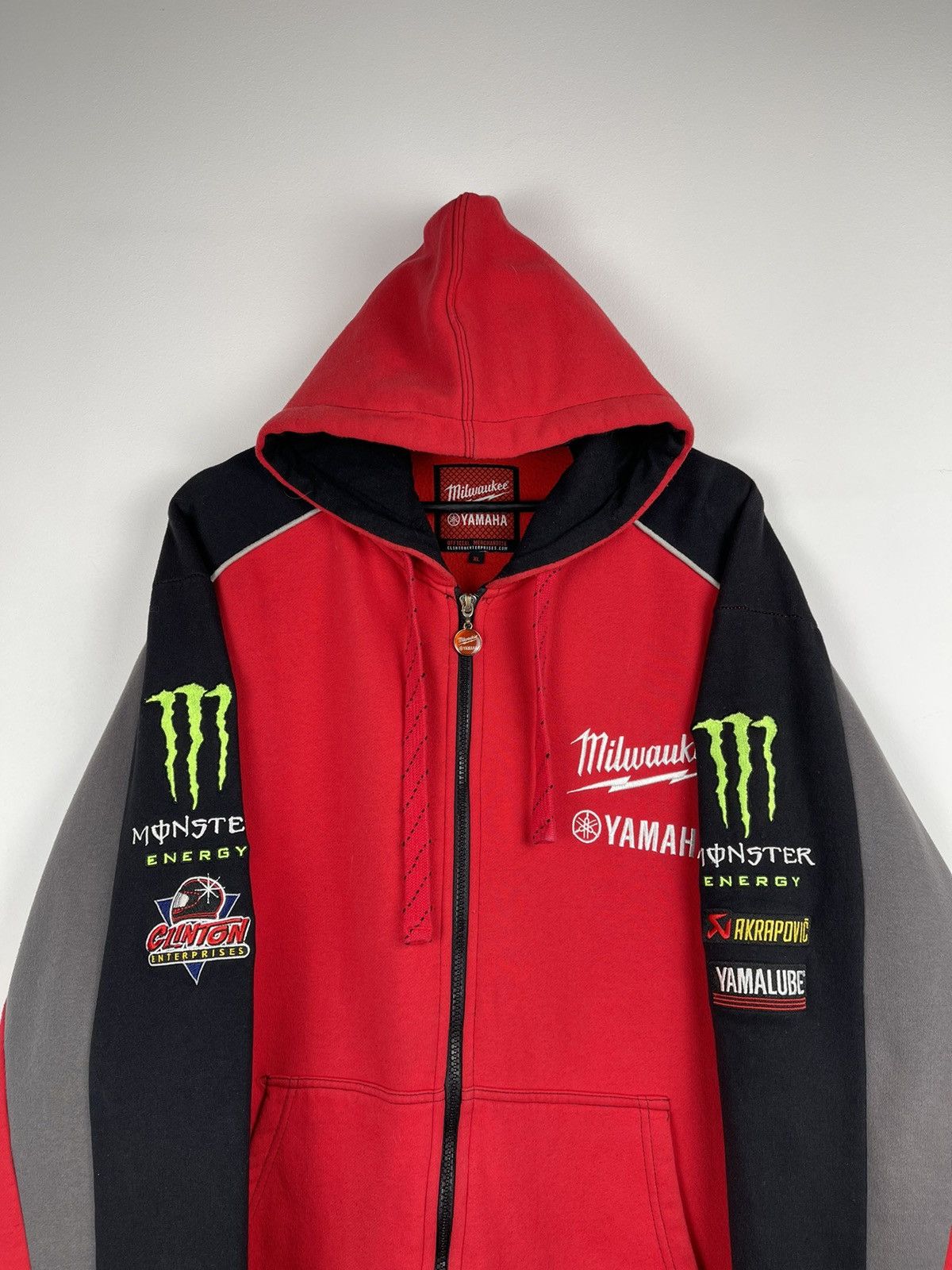 Affliction × Tapout × Yamaha Yamaha Monster Energy Racing Zip Hoodie ...