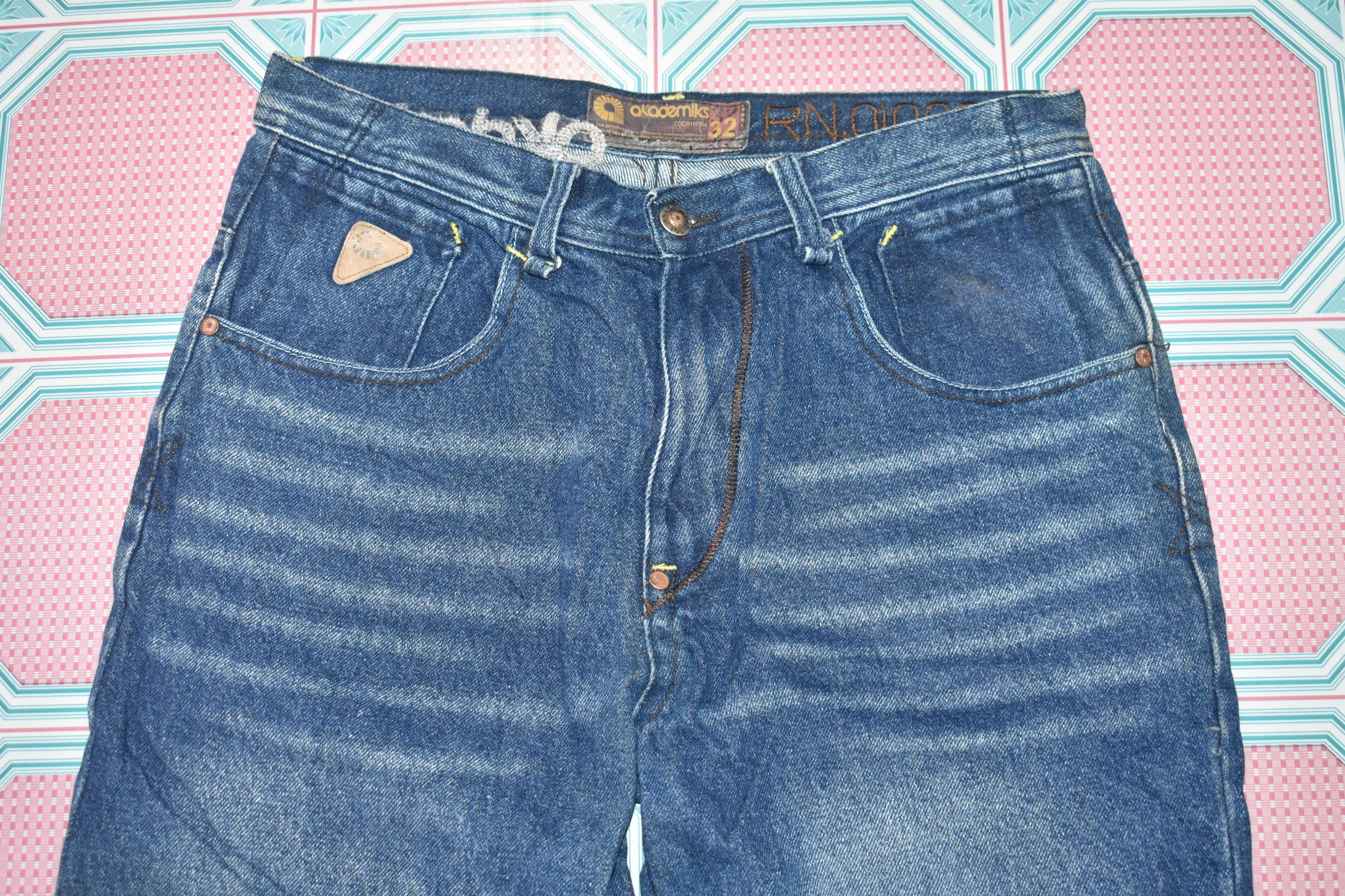 Akademiks CRAZY RARE 🔥 VINTAGE Y2K BAGGY AKADEMIKS JEANS SIZE 31 Size US 31 - 3 Thumbnail