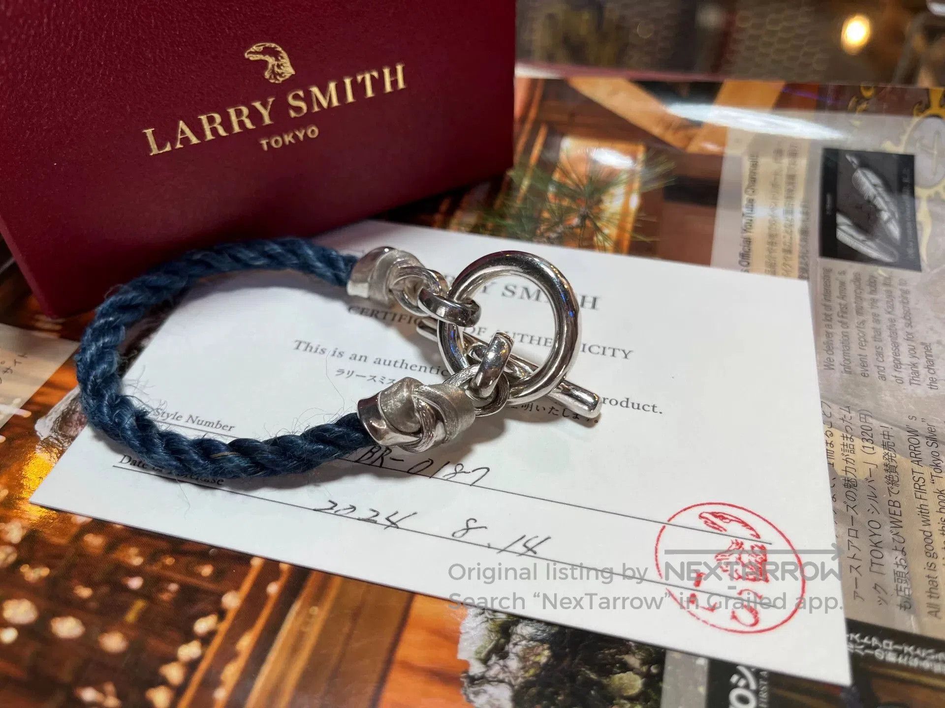 Larry Smith Larry Smith Silver Buckle Hand Strap. Size ONE SIZE - 3 Thumbnail