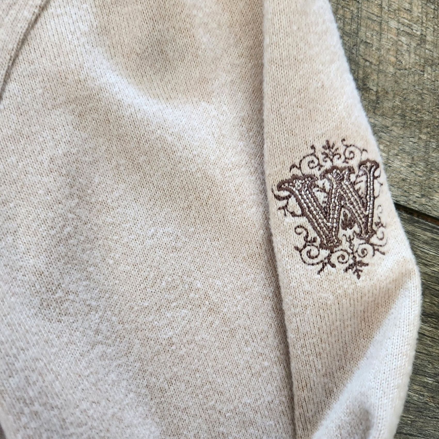 Vintage Straight Down Golf Pullover Sweatshirt Mens Large Tan 1/4 Zip Embroidered Size US L / EU 52-54 / 3 - 6 Thumbnail