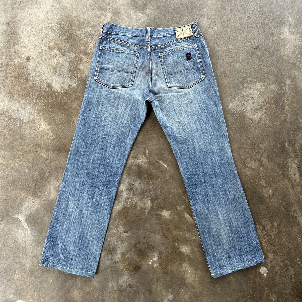 Japanese Brand Vintage SealKay Italy Faded Distressed Denim Jean Pant Size US 33 - 11 Thumbnail