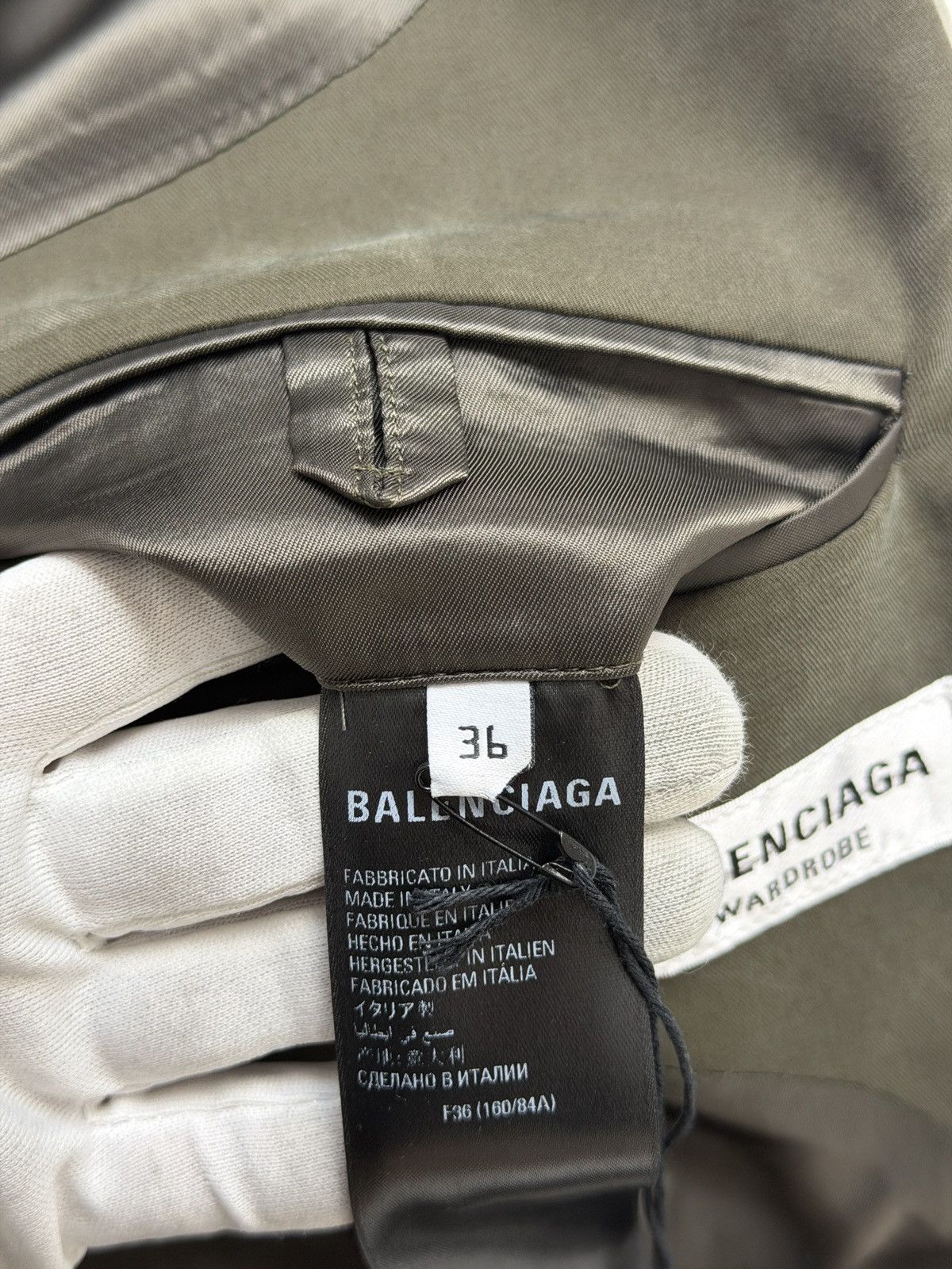 Balenciaga Balenciaga Oversized Wardrobe Stretch Fluid Tailored Blazer Size 40S - 11 Thumbnail