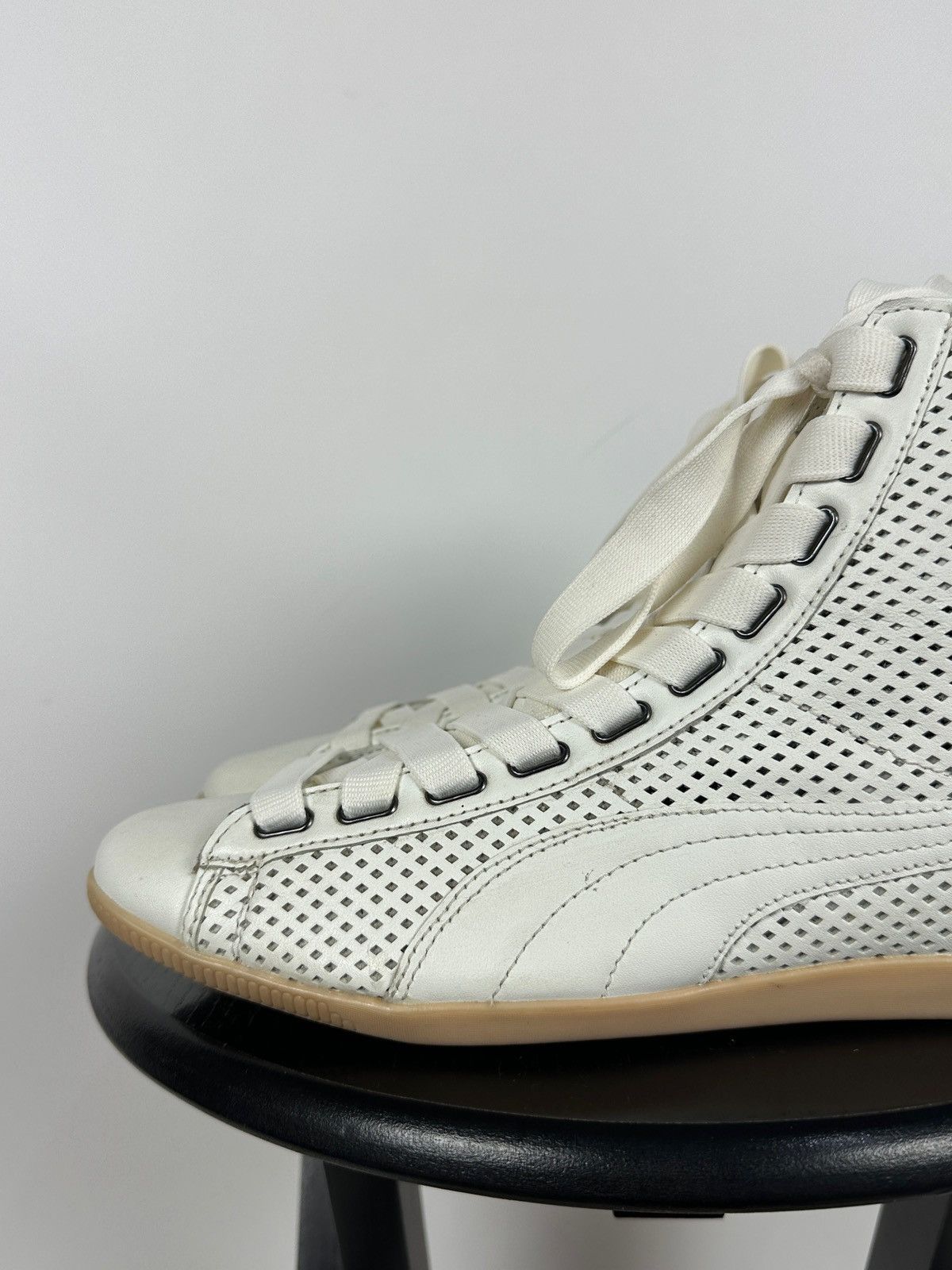 Puma Vintage Puma Y2K Speedcat Hi Top Leather Sneakers Size US 10 / IT 40 - 14 Thumbnail